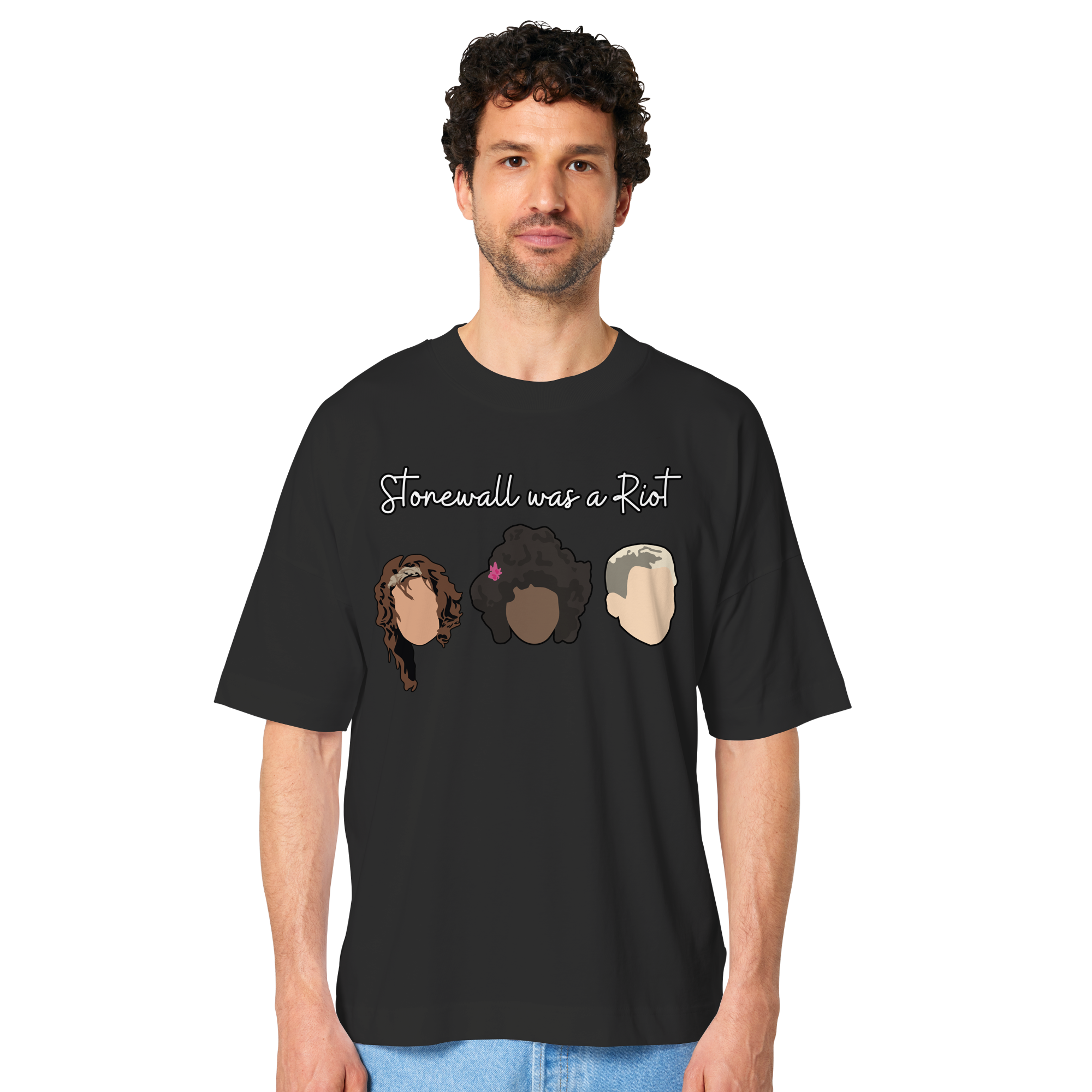 Stonewall was a Riot "Icons Edition" (dunkel) - Organic Oversize Shirt