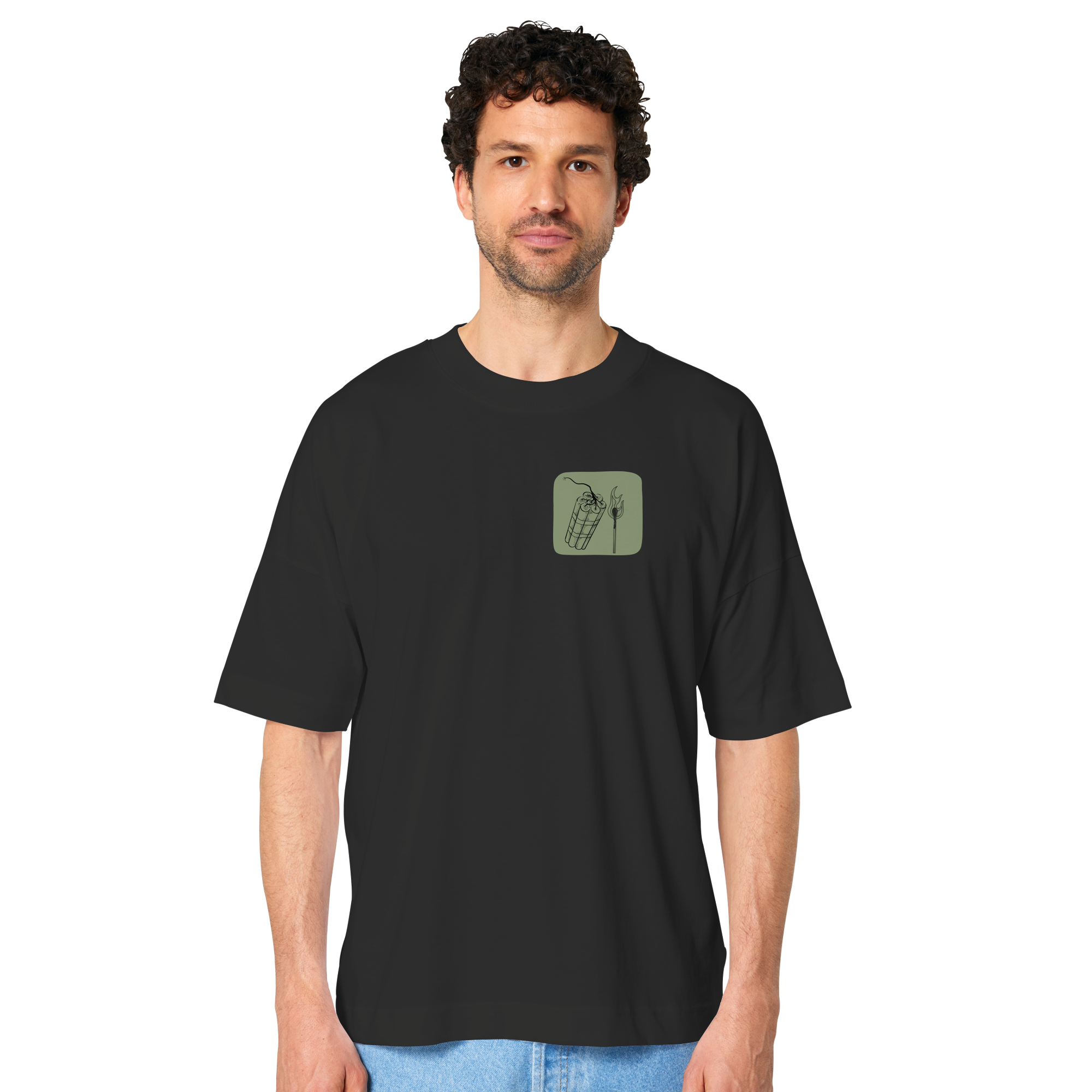 Feuer und Flamme fürs Patriarchat - Organic Oversize Shirt
