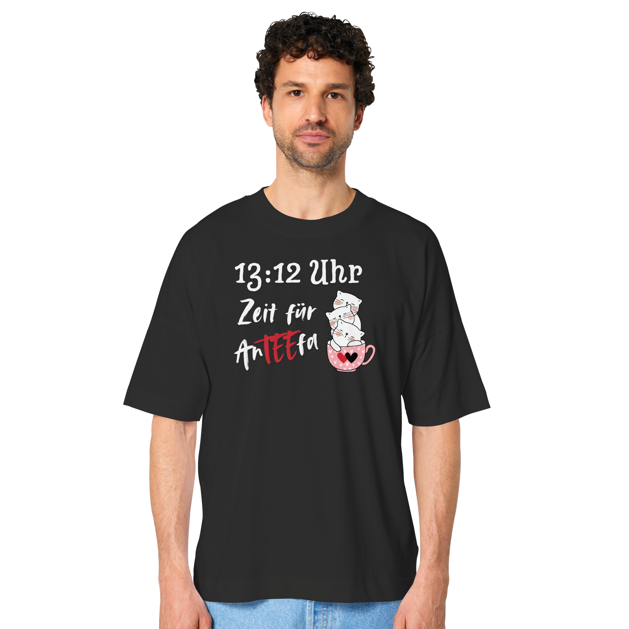 13:12 Uhr Zeit für AnTEEfa - Organic Oversize Shirt