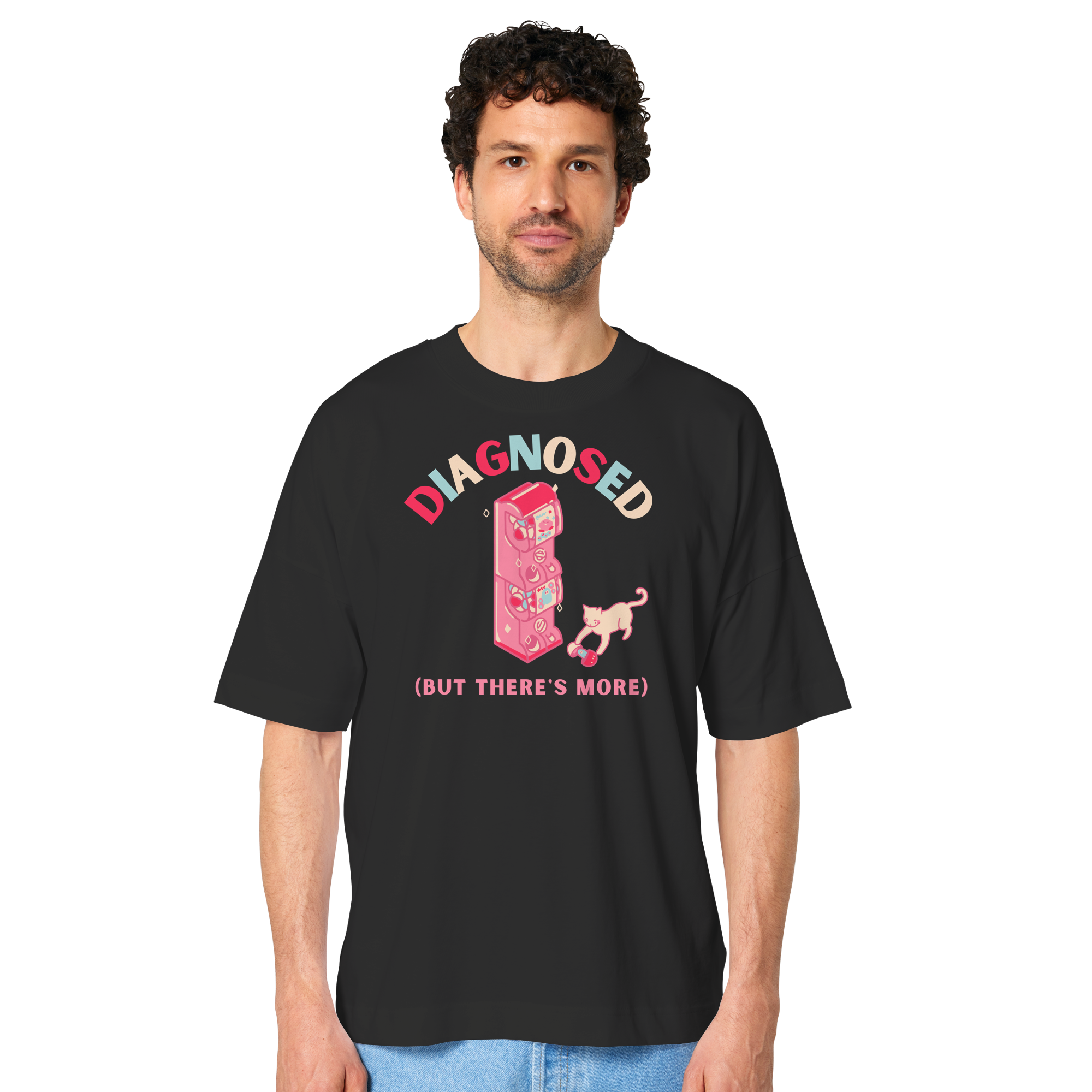 Diagnosed, but there's more - Organic Oversize Shirt