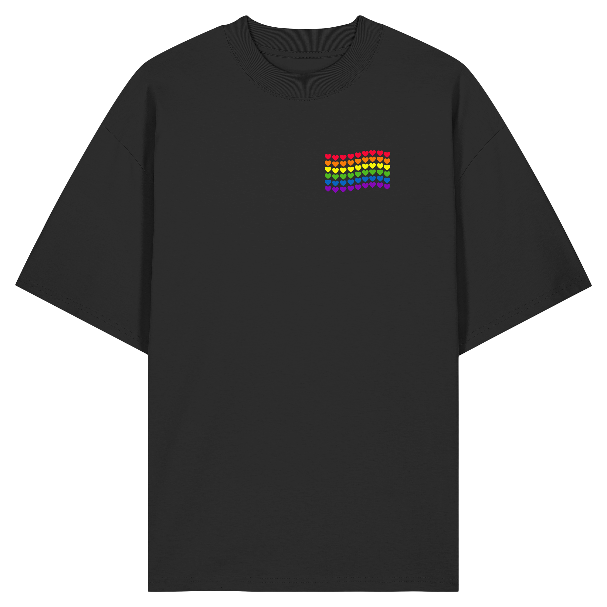 Herzenflagge - Organic Oversize Shirt