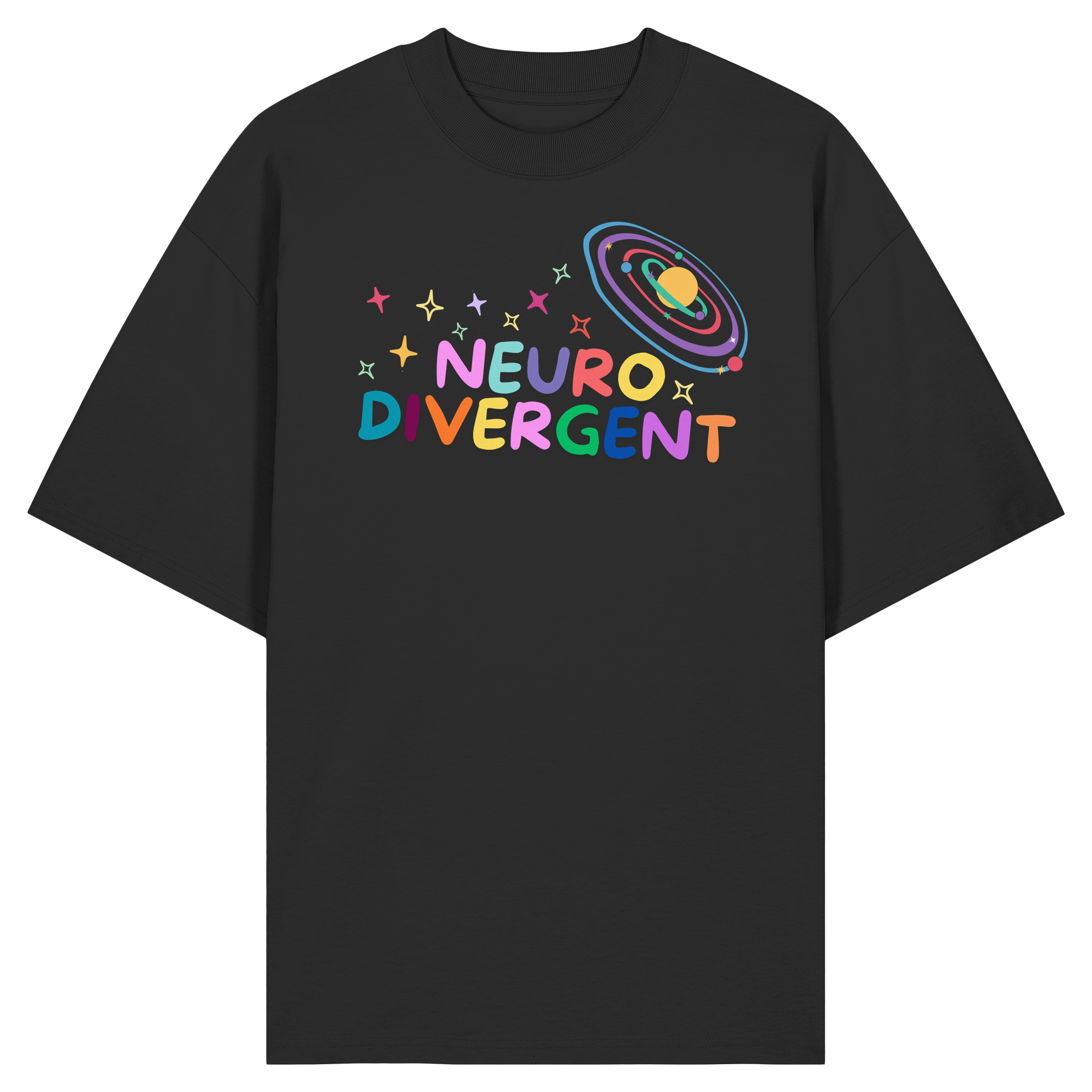 Neurodivergent "Planet Edition" - Organic Oversize Shirt