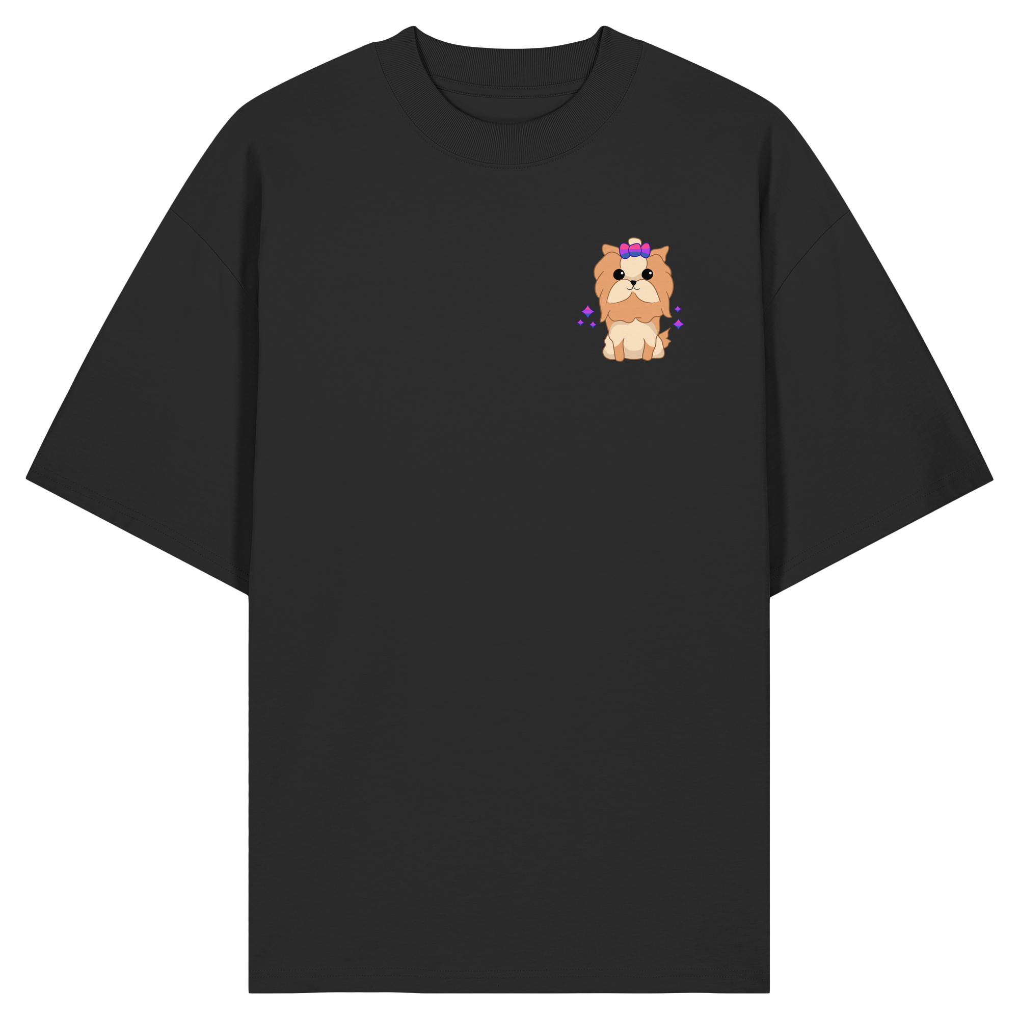 Cute Bisexual Dog - Organic Oversize Shirt