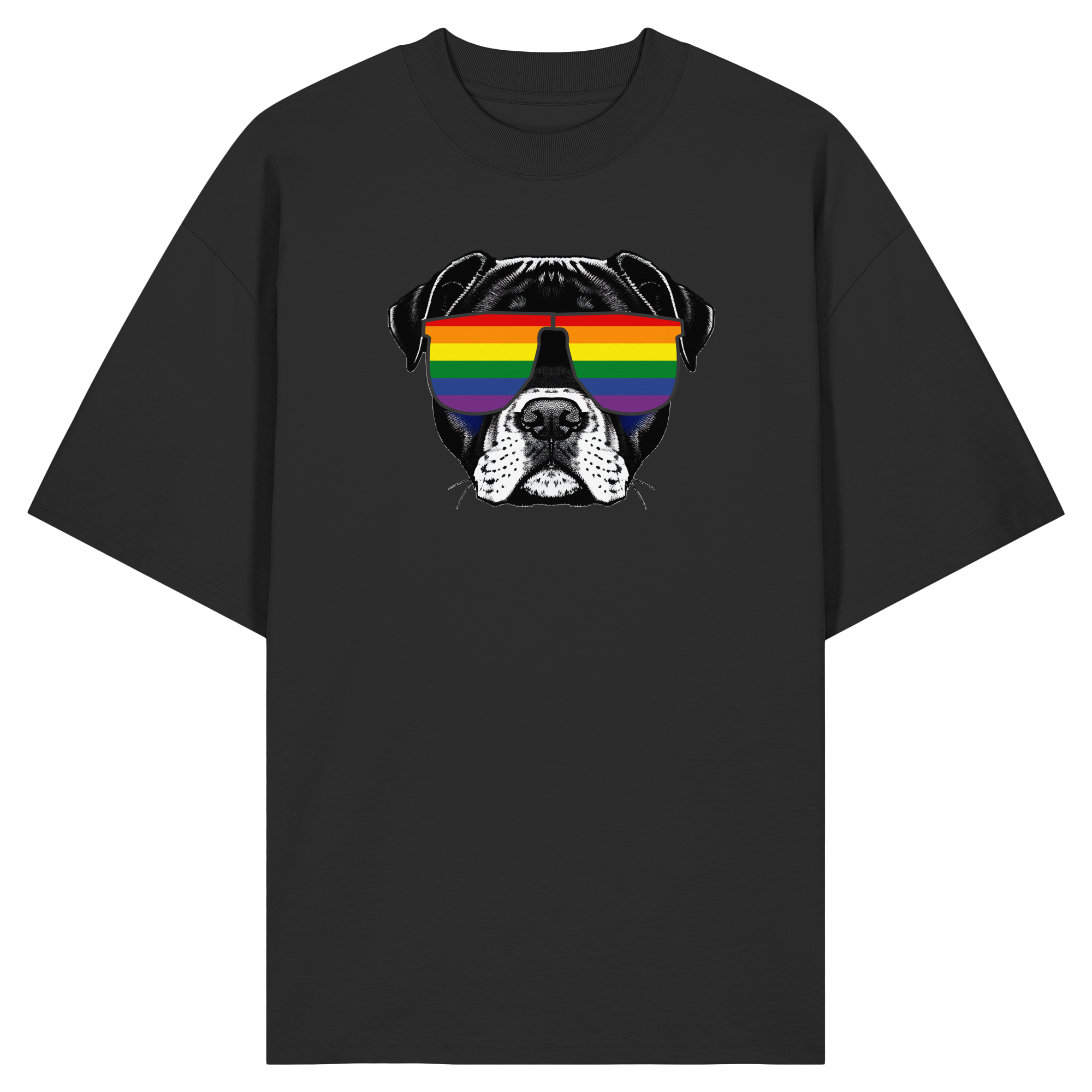 Regenbogen Doggo - Organic Oversize Shirt