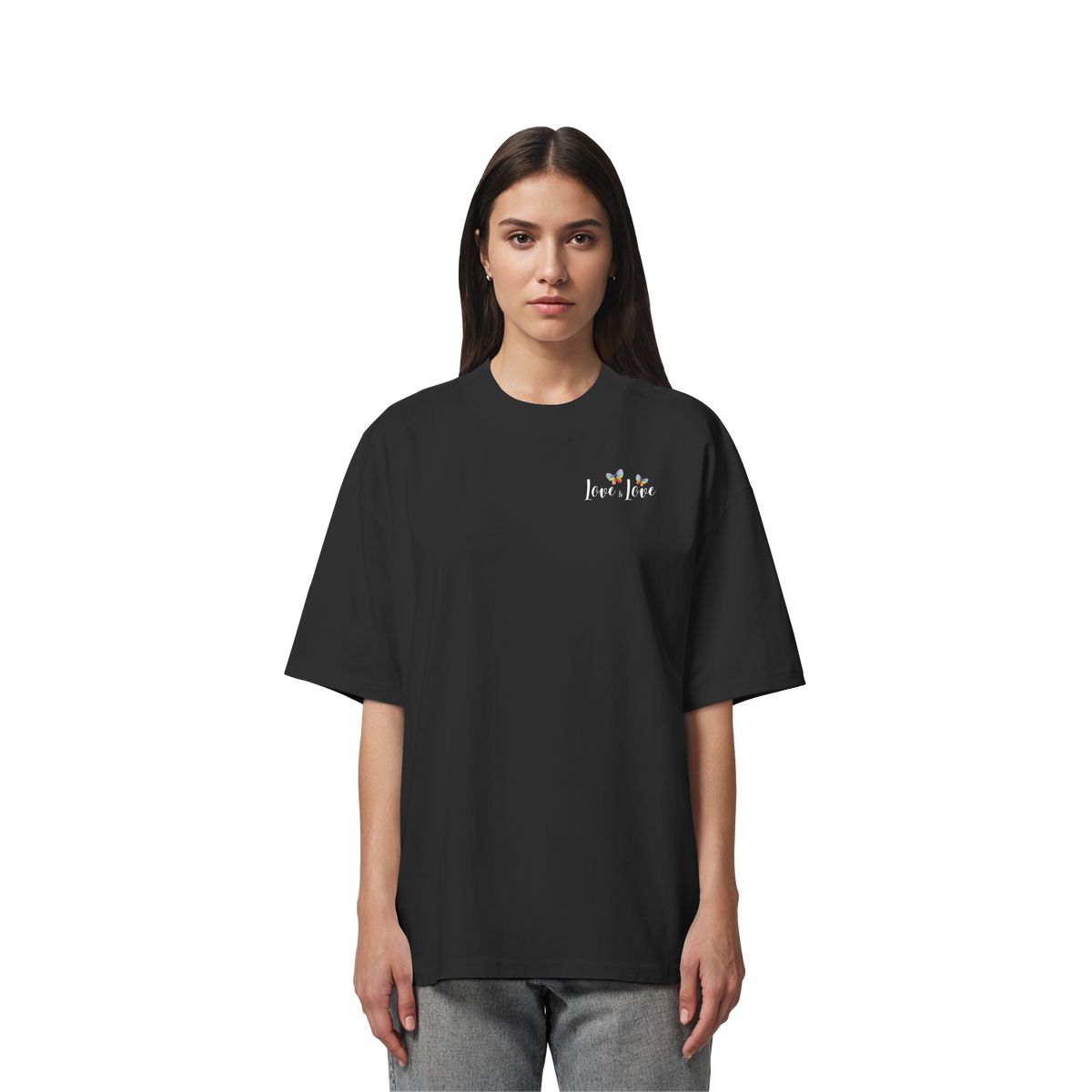 Love is Love "Butterfly Edition" - Organic Oversize Shirt