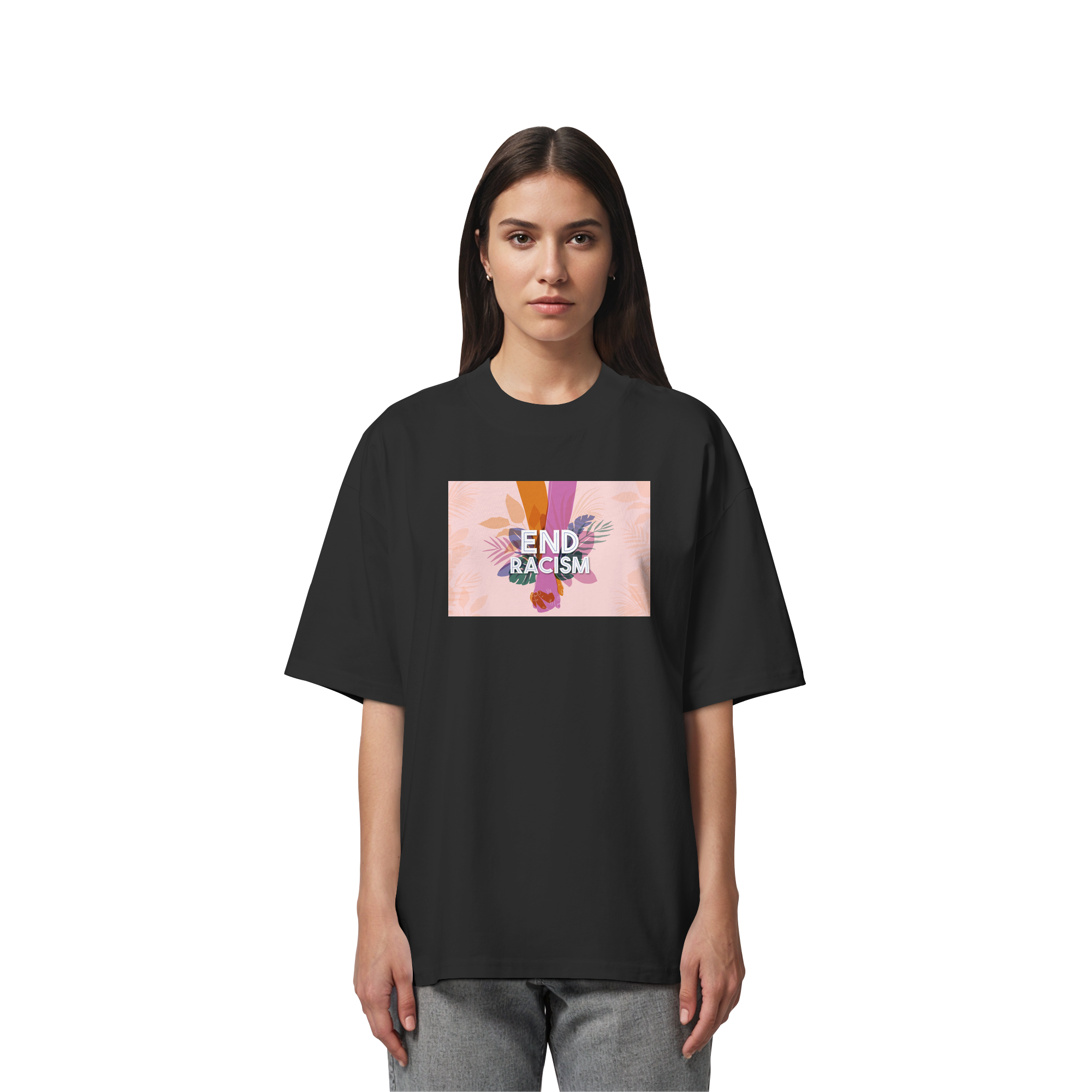 End Racism - Organic Oversize Shirt