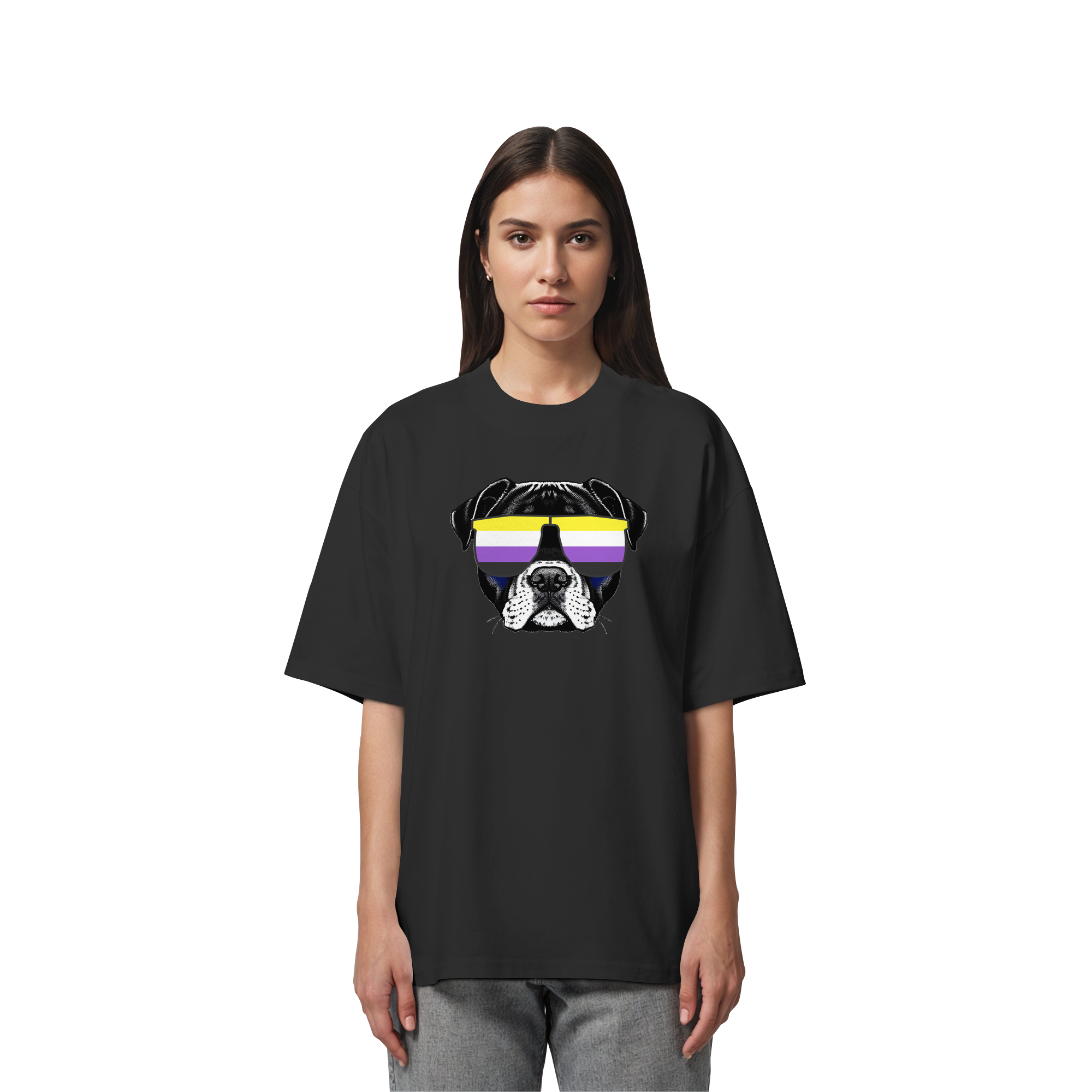 Nonbinary Doggo - Organic Oversize Shirt