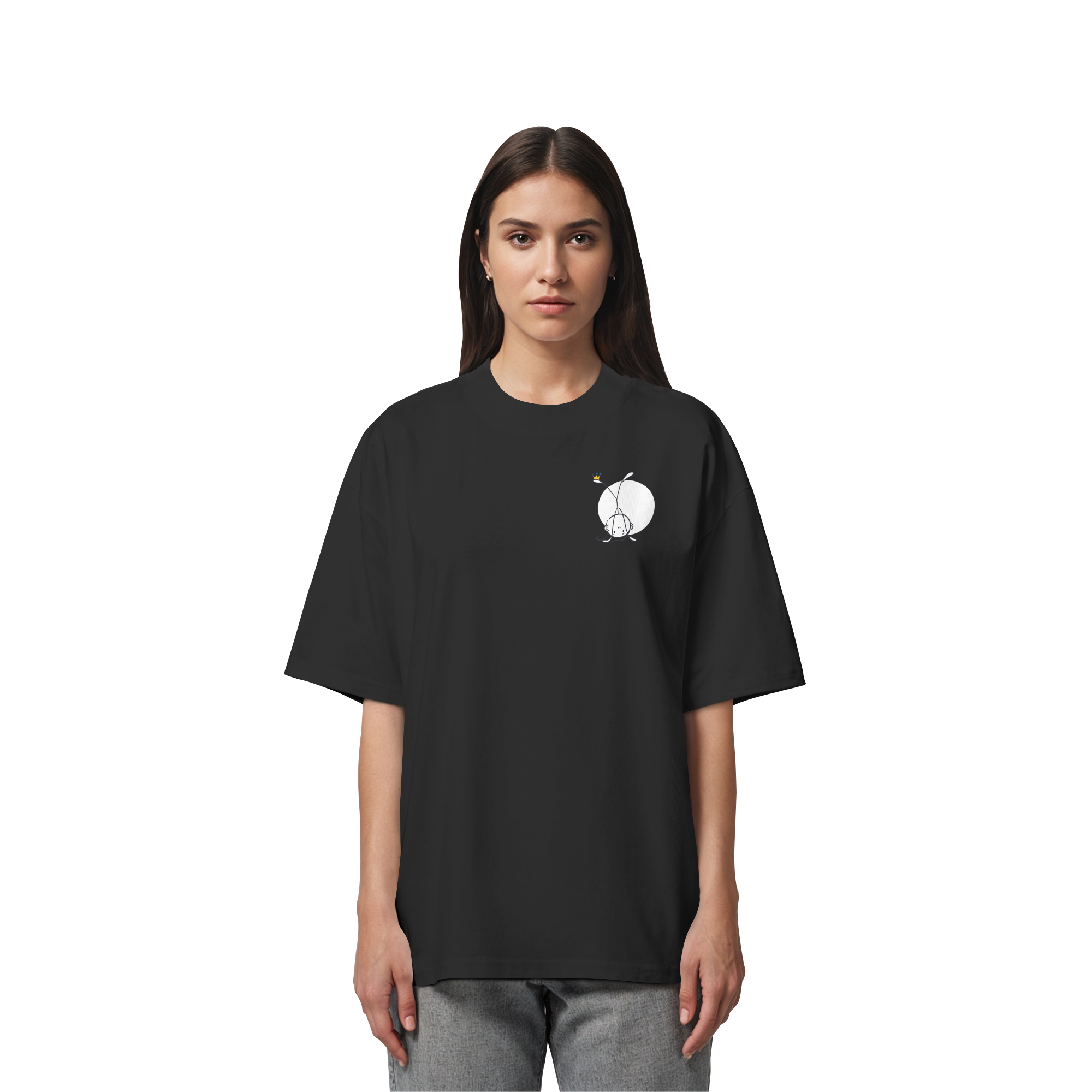 Mein Körper gehört mir "Bunte Edition" Backprint - Organic Oversize Shirt