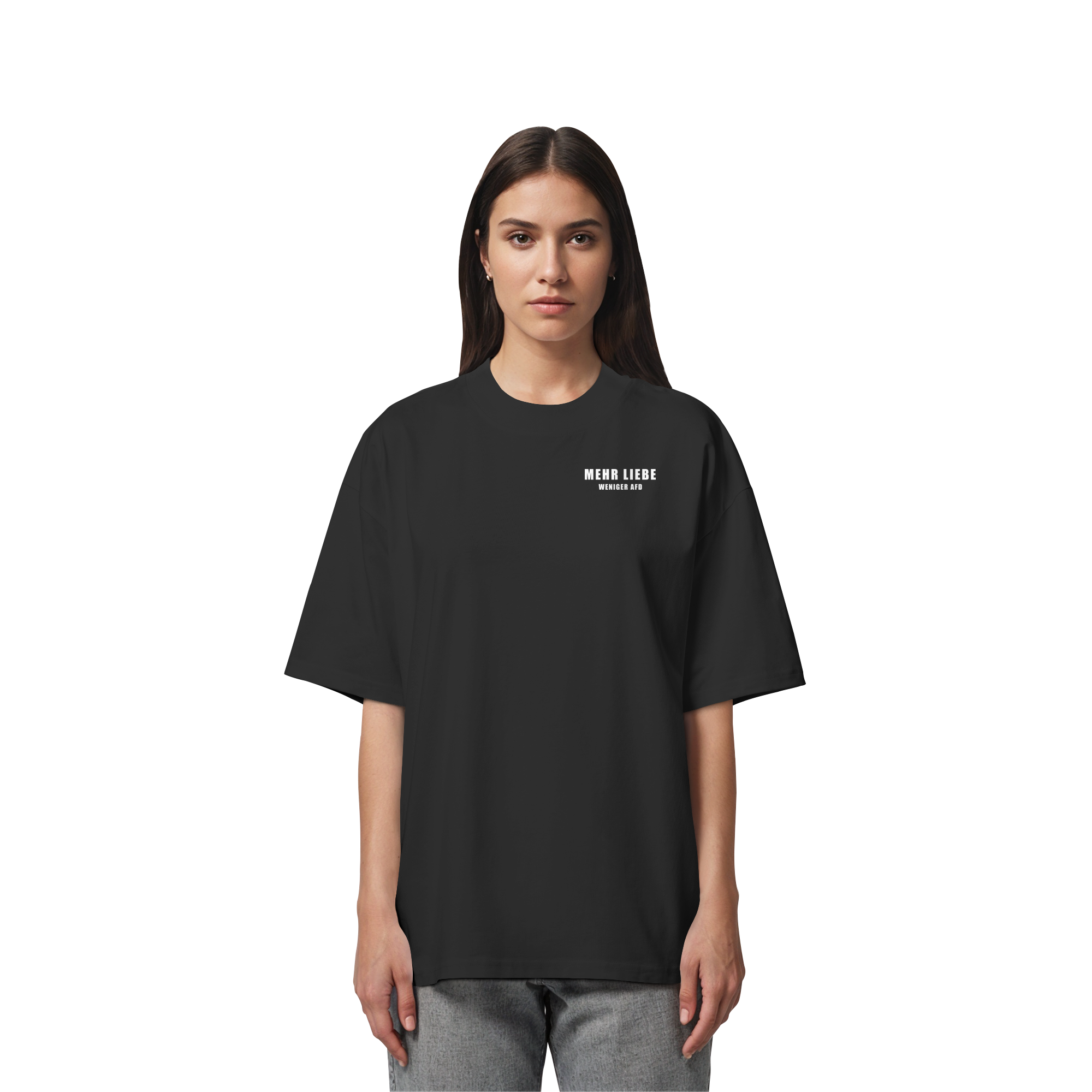 Mehr Lieber Weniger AfD - Organic Oversize Shirt