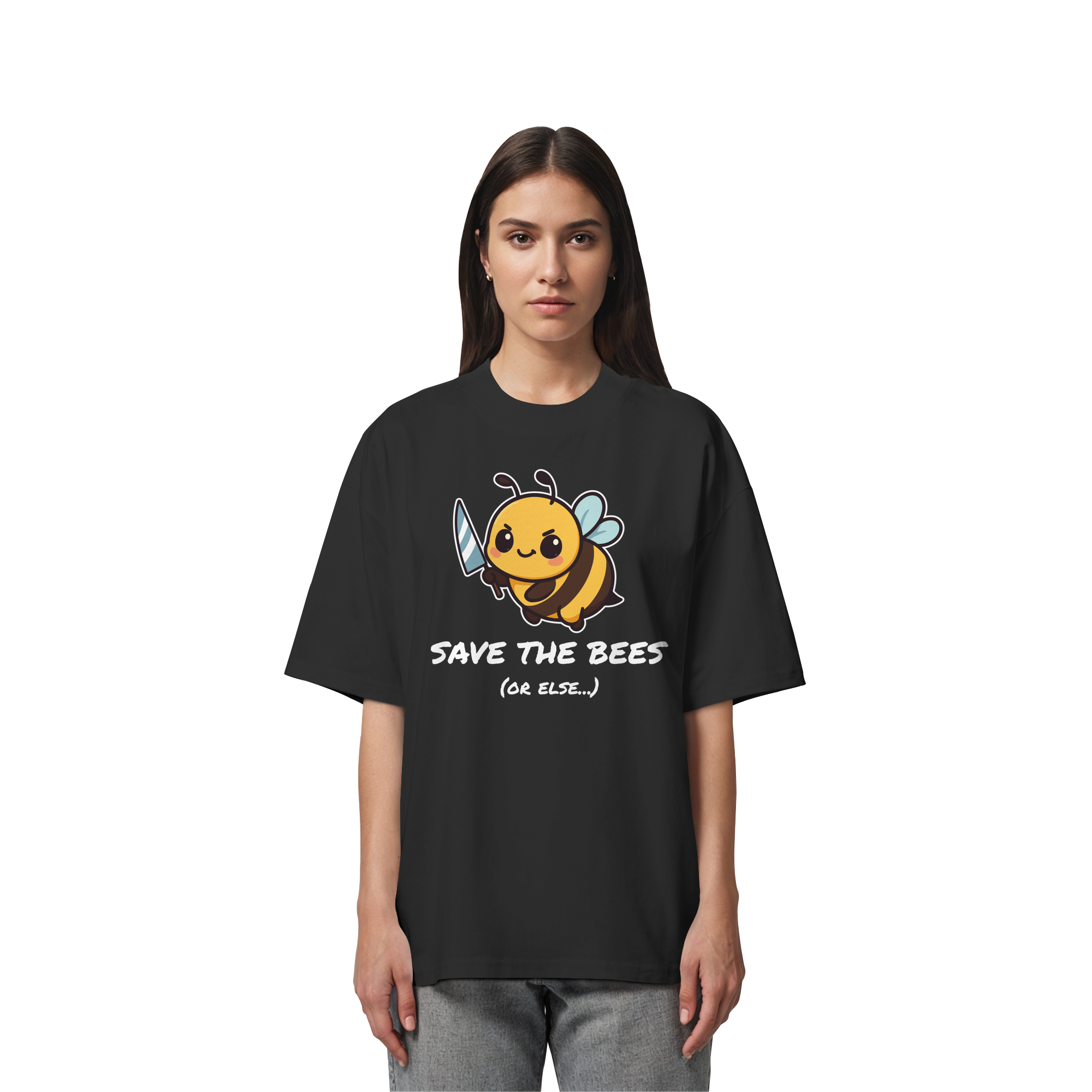 Save The Bees (or else...) - Organic Oversize Shirt