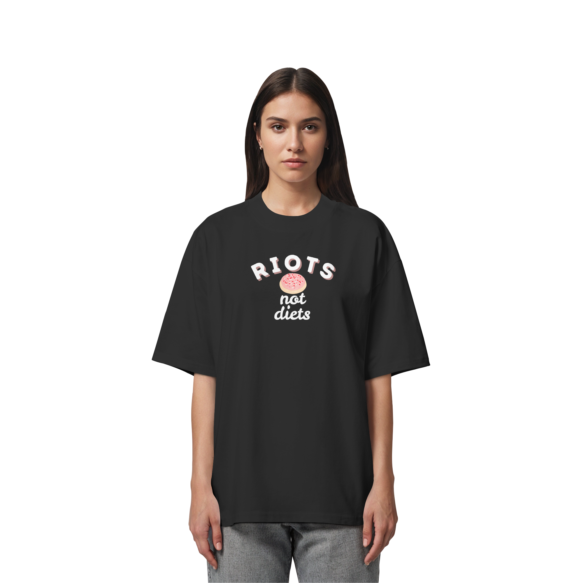 Riots not Diets - Organic Oversize Shirt