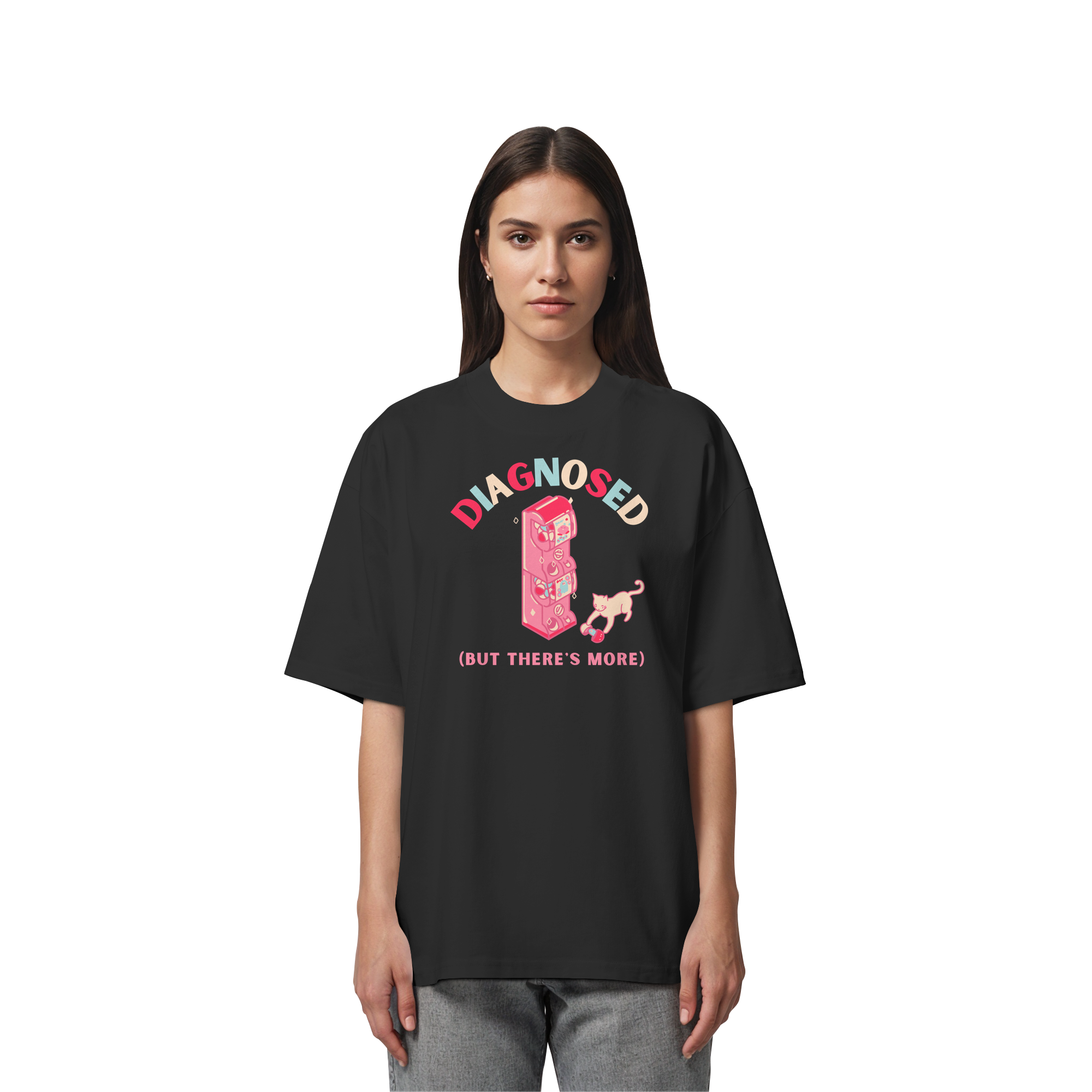 Diagnosed, but there's more - Organic Oversize Shirt