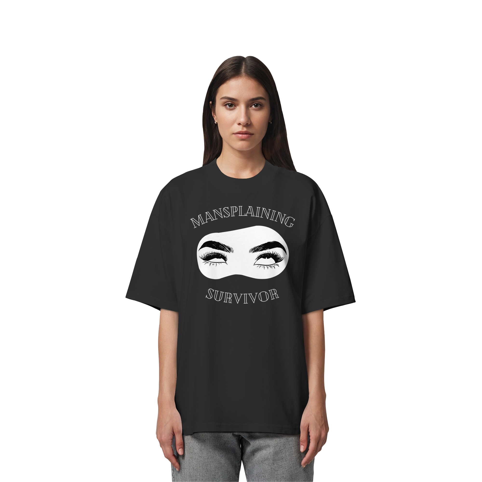 Mansplaining Survivor - Organic Oversize Shirt