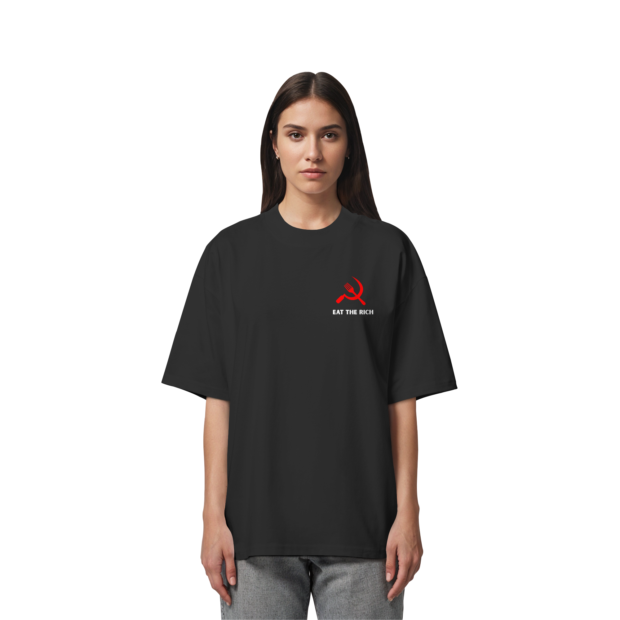 Eat the Rich "Gabel & Sichel Edition" - Organic Oversize Shirt