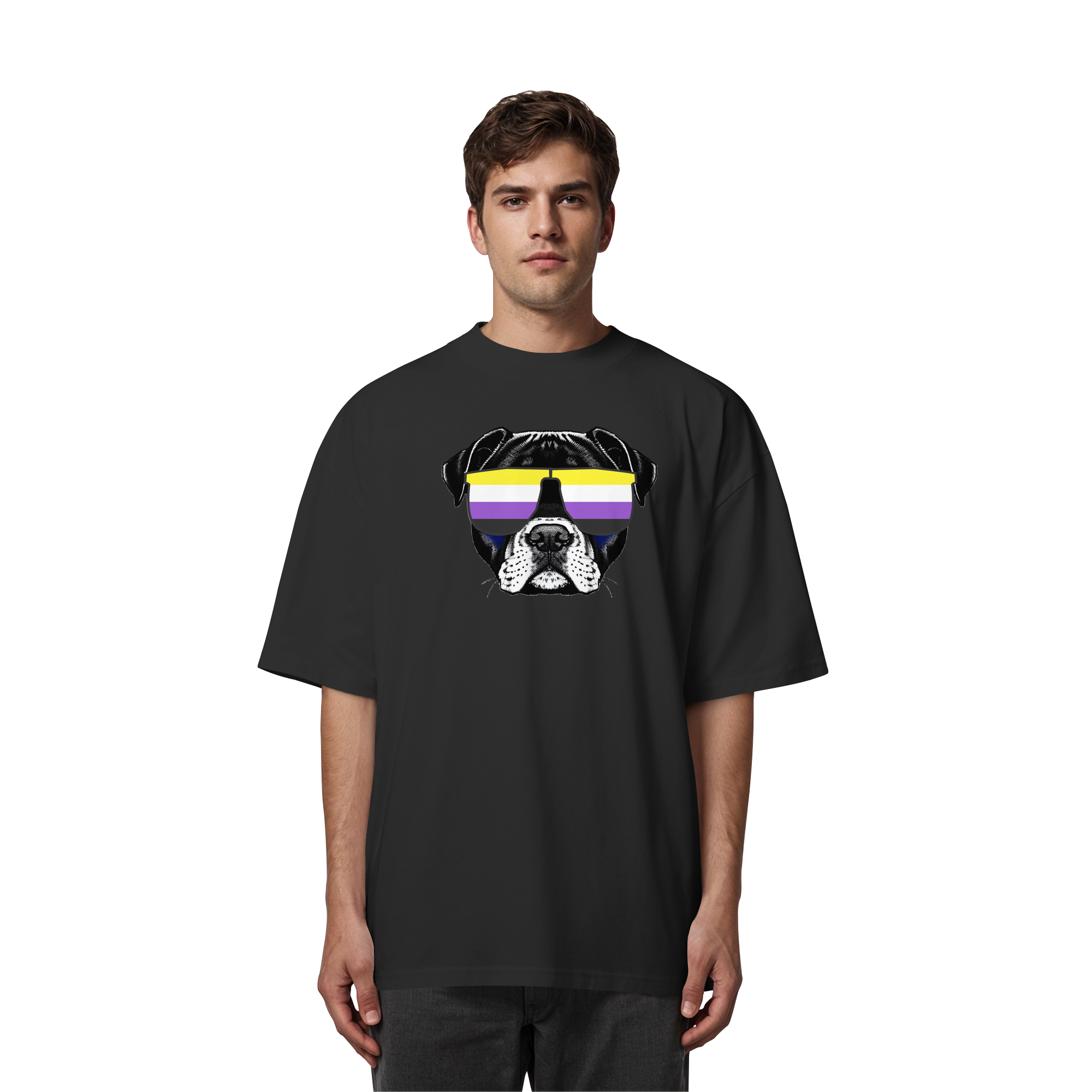 Nonbinary Doggo - Organic Oversize Shirt