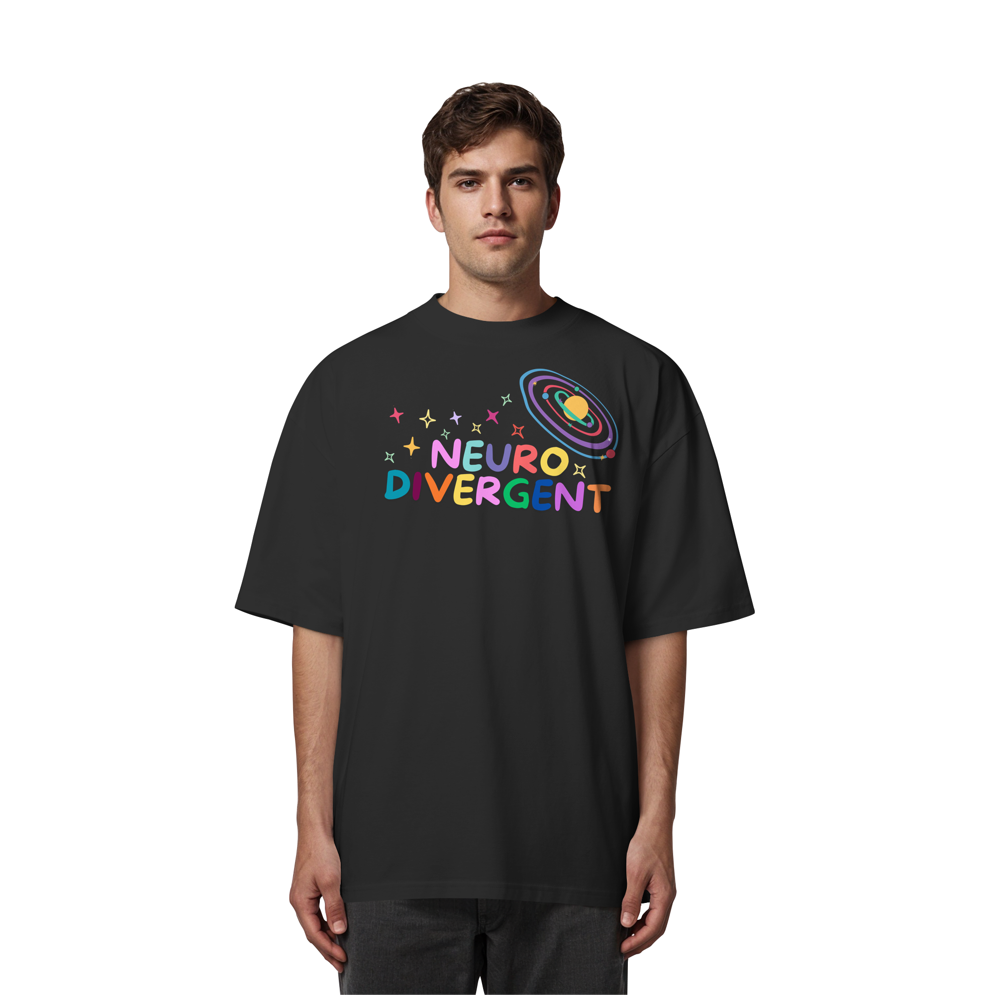 Neurodivergent "Planet Edition" - Organic Oversize Shirt
