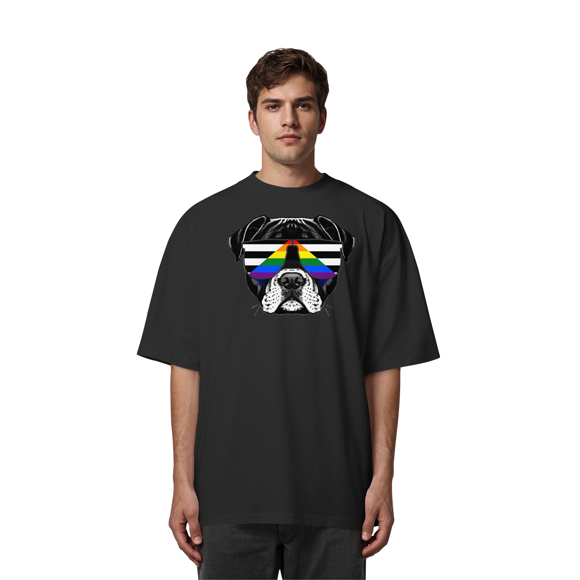 Straight Ally Doggo - Organic Oversize Shirt