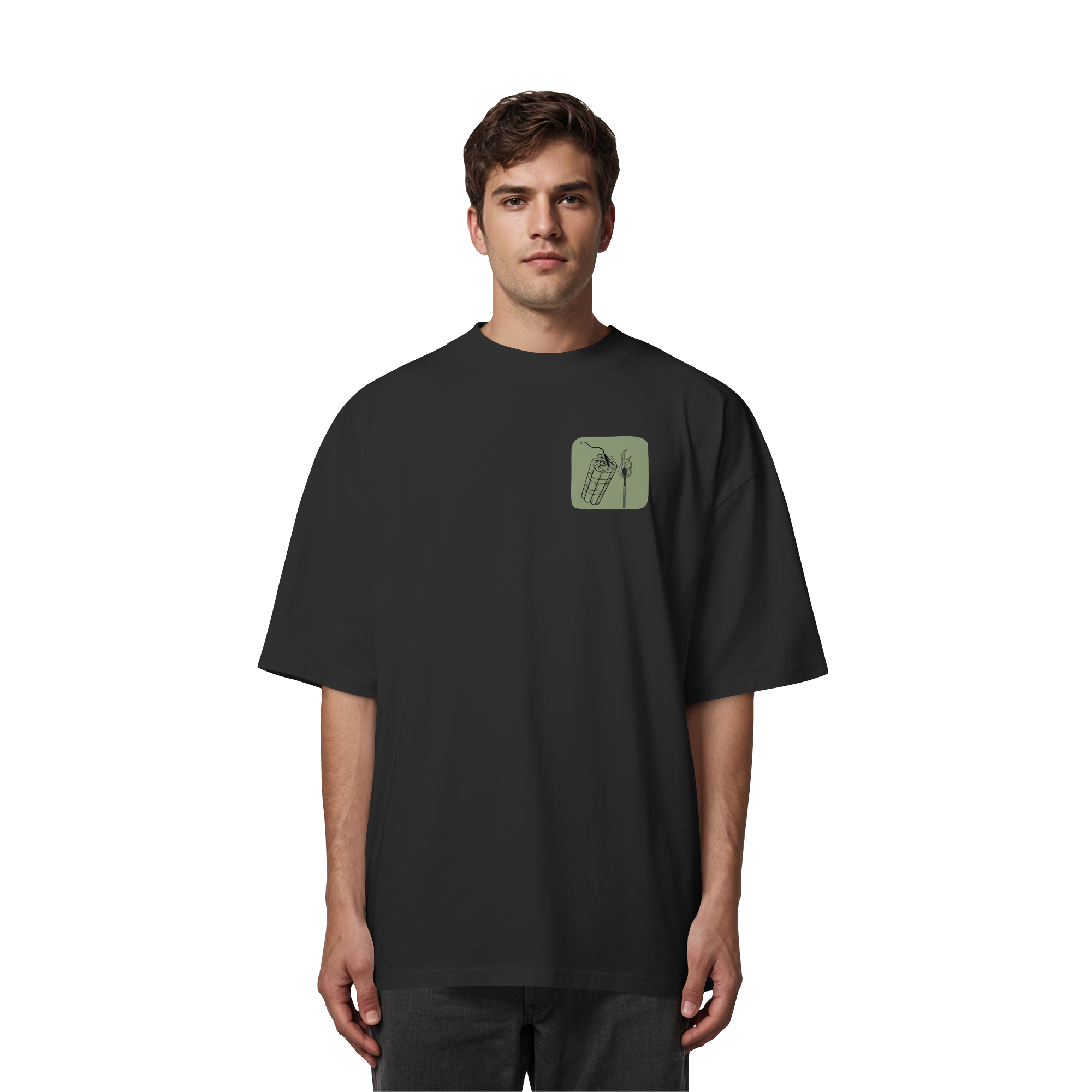 Feuer und Flamme fürs Patriarchat - Organic Oversize Shirt