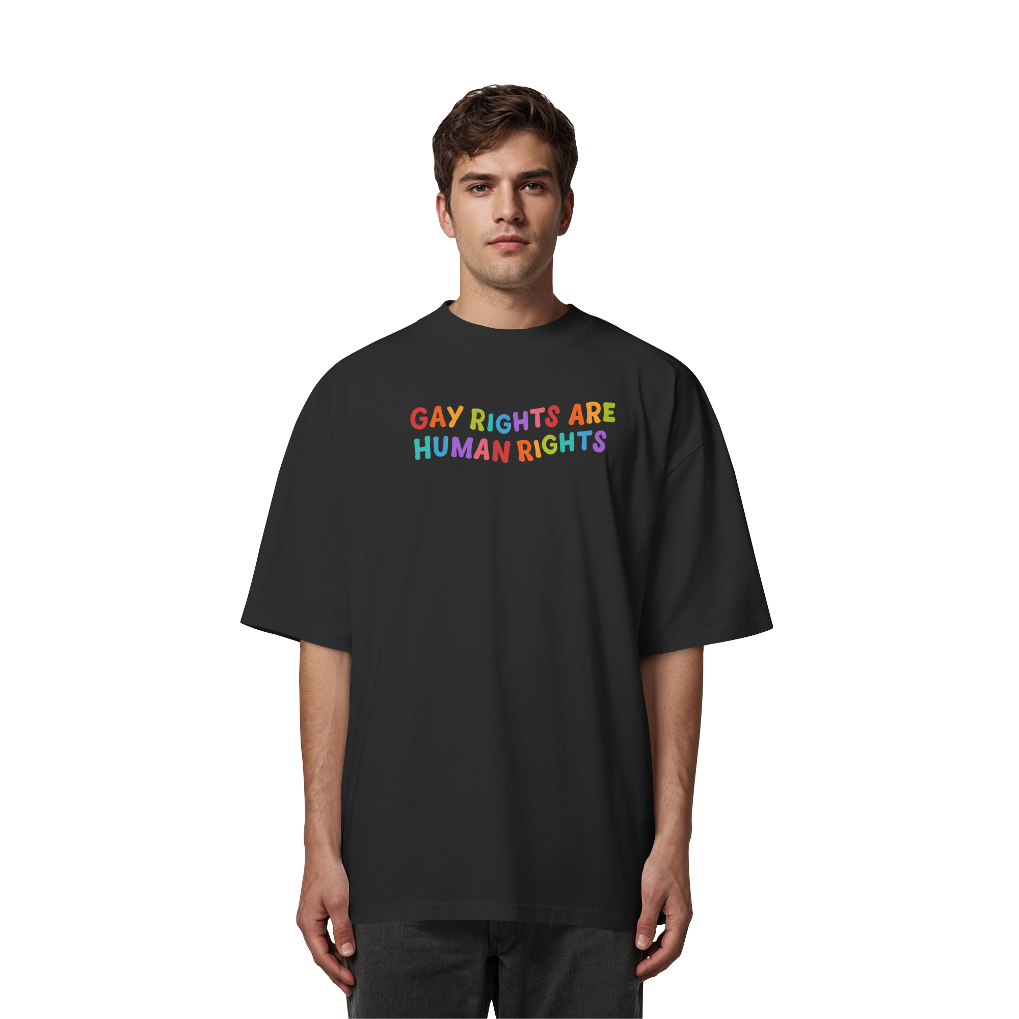 Gay Rights Are Human Rights - Organic Oversize Shirt
