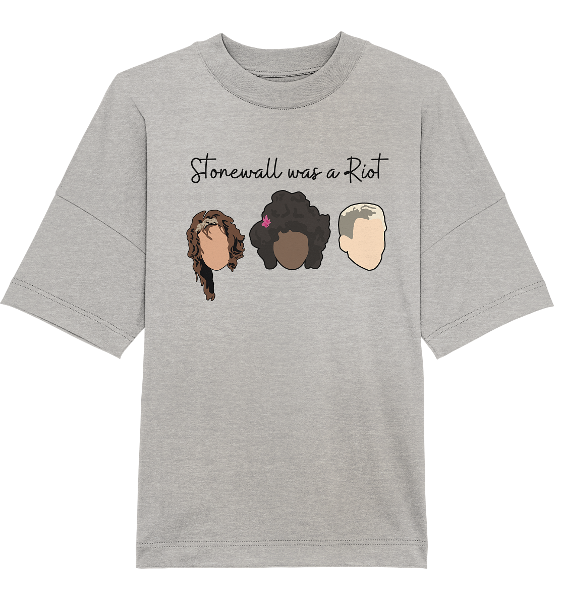 Stonewall was a Riot "Icons Edition" (hell) - Organic Oversize Shirt