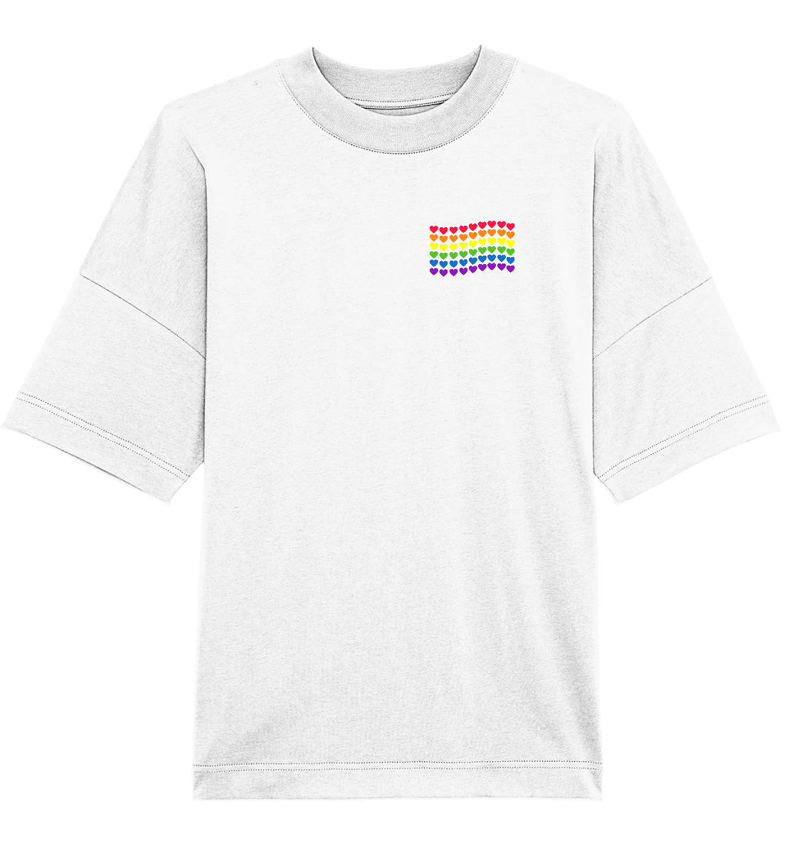 Herzenflagge - Organic Oversize Shirt