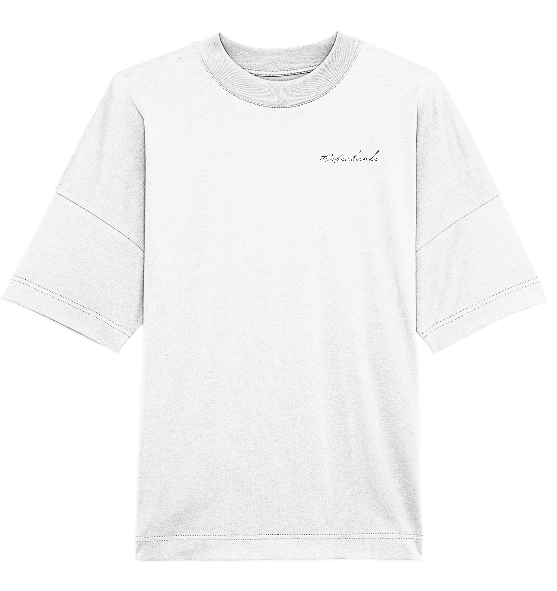 #Soßenbande (schwarze Schrift) - Organic Oversize Shirt