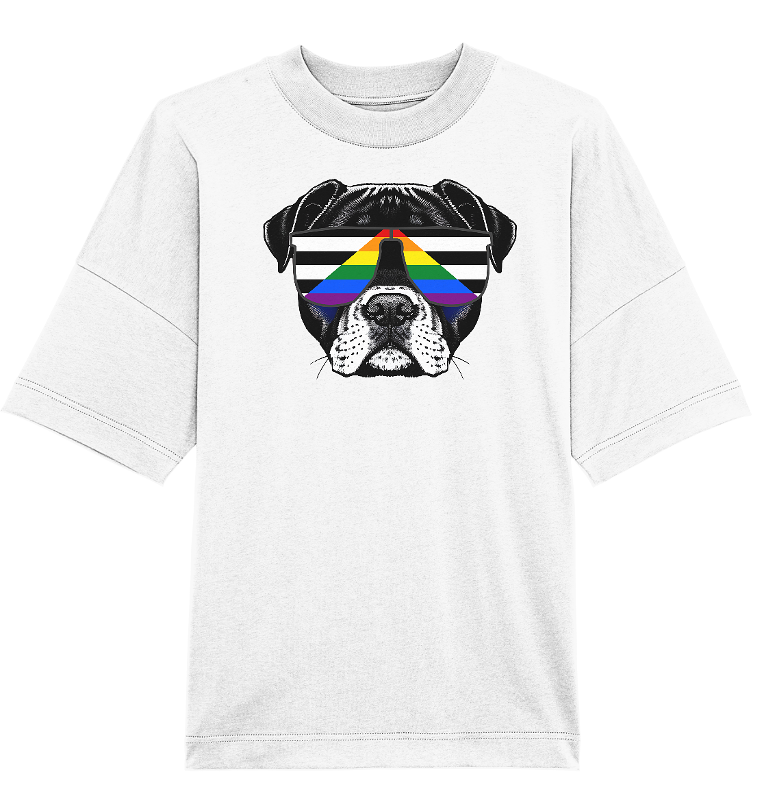 Straight Ally Doggo - Organic Oversize Shirt