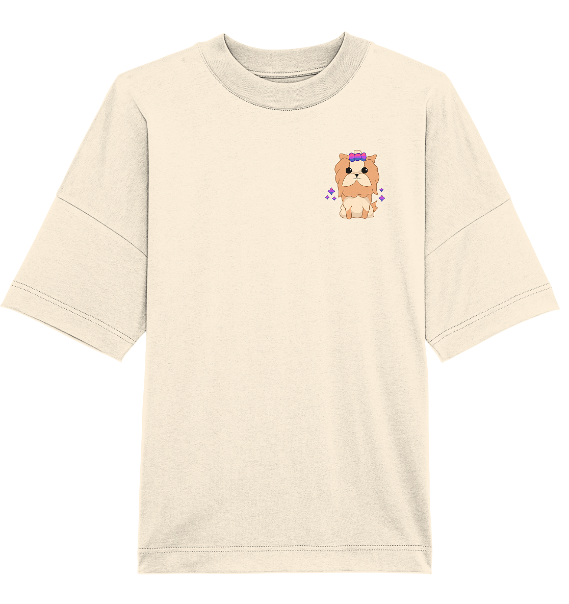 Cute Bisexual Dog - Organic Oversize Shirt