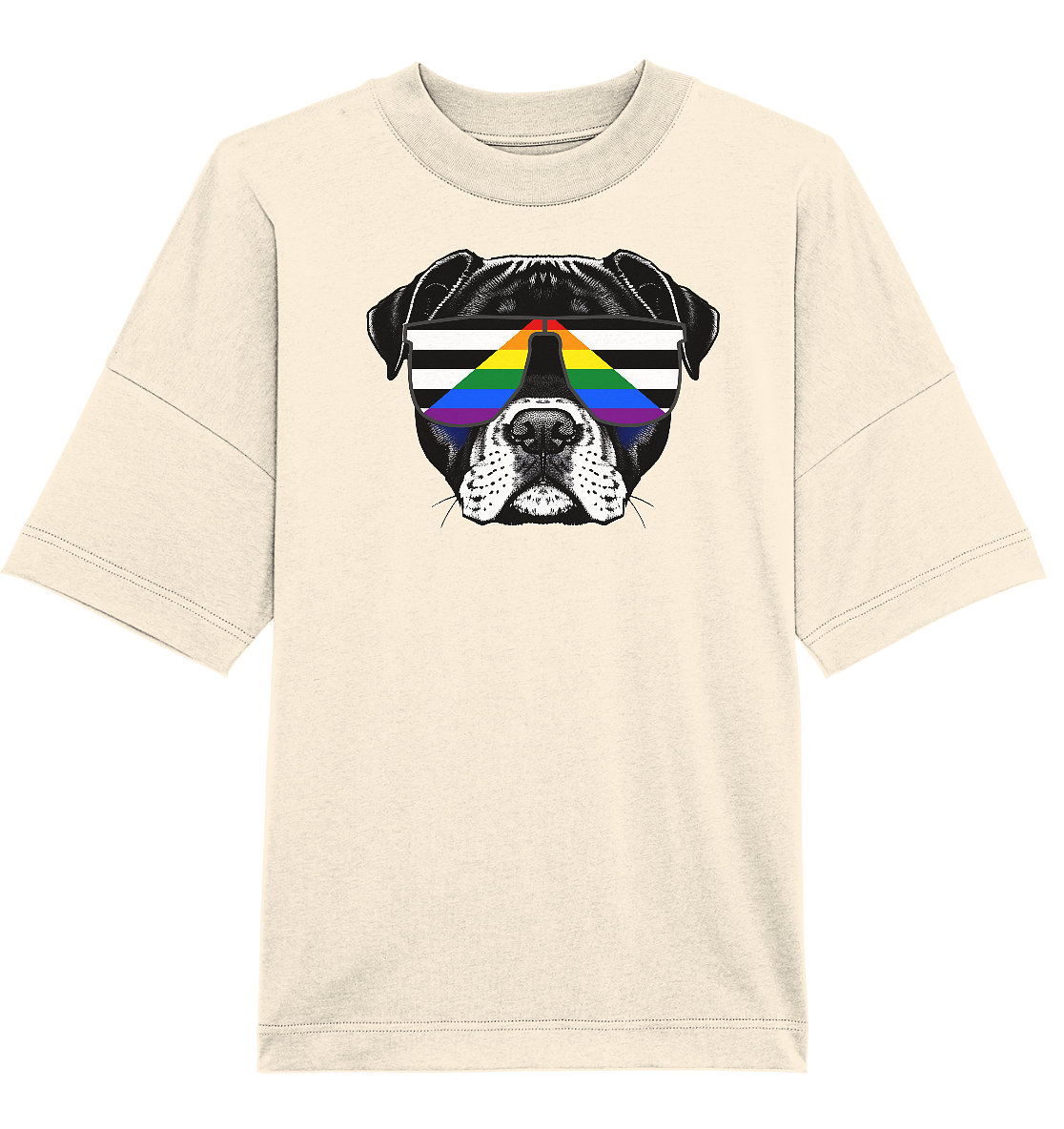 Straight Ally Doggo - Organic Oversize Shirt
