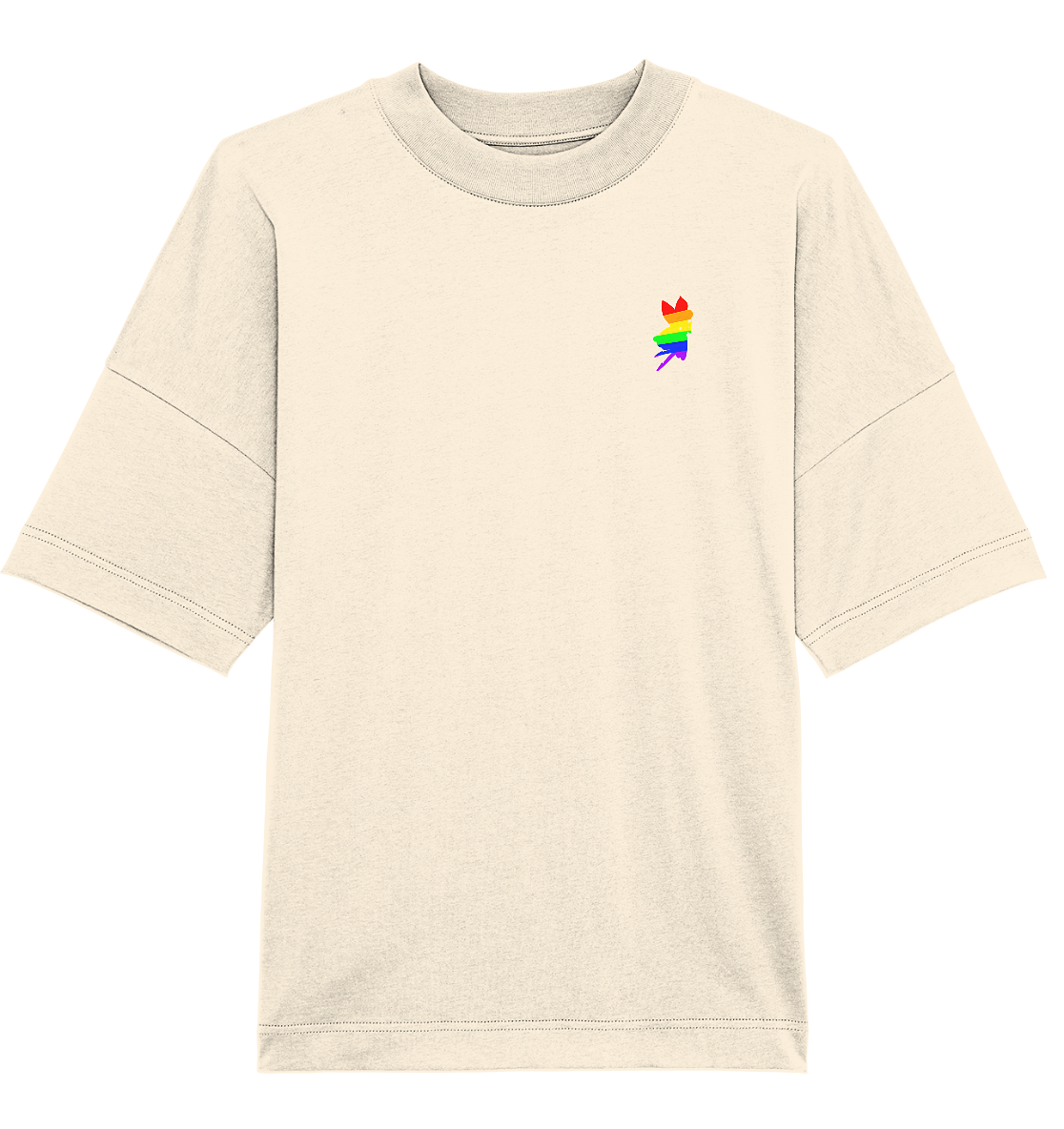 Regenbogen Fee - Organic Oversize Shirt