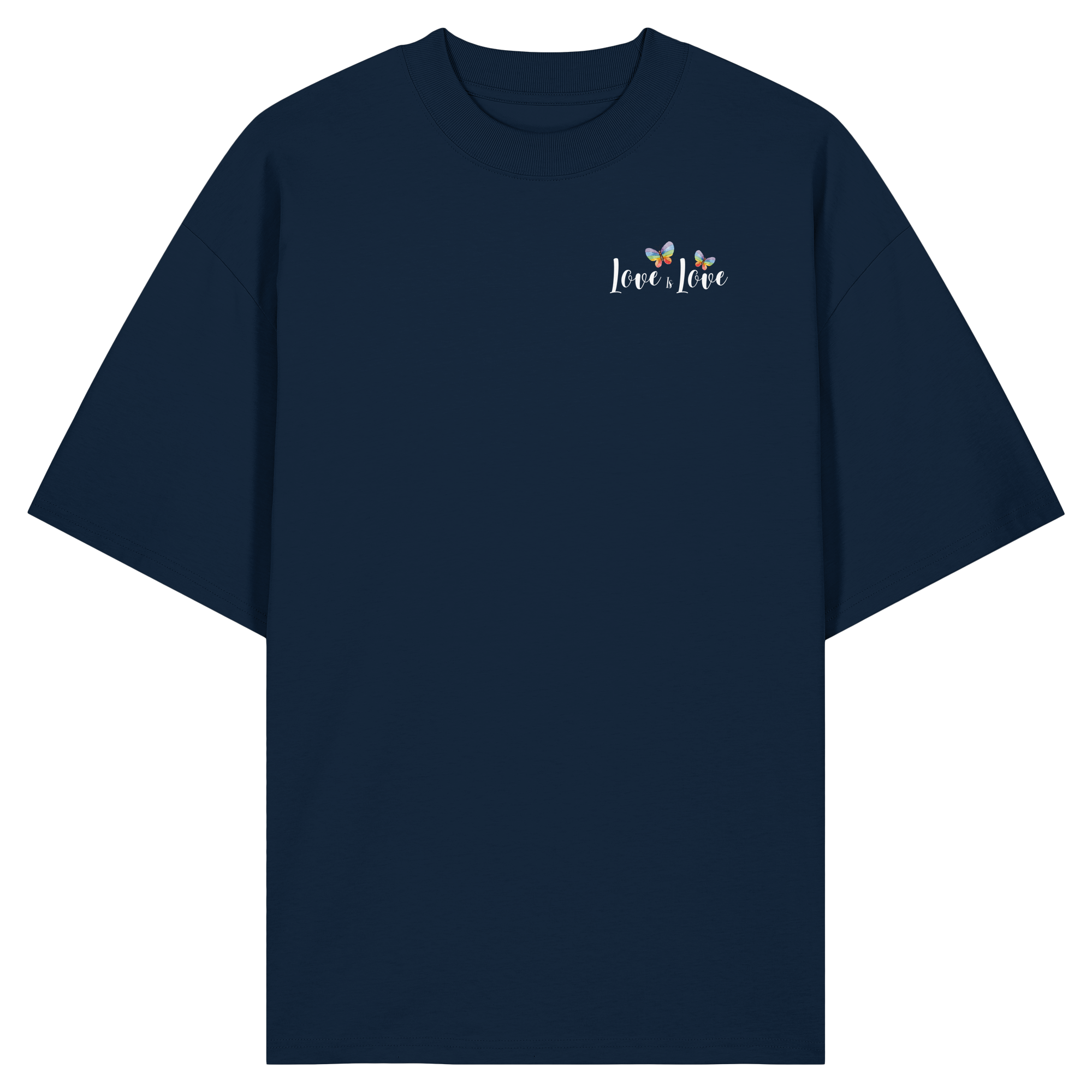 Love is Love "Butterfly Edition" - Organic Oversize Shirt