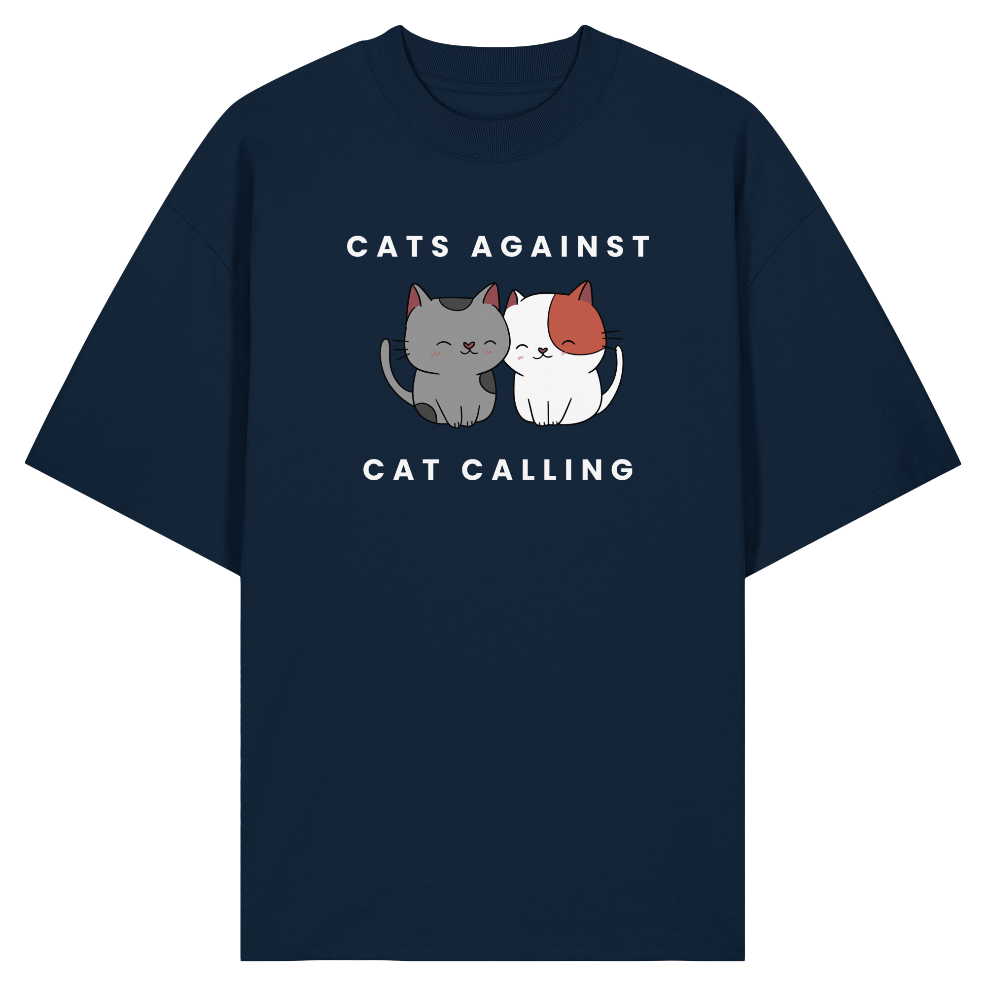 Cats Against Catcalling "Cuddle Edition" - Organic Oversize Shirt