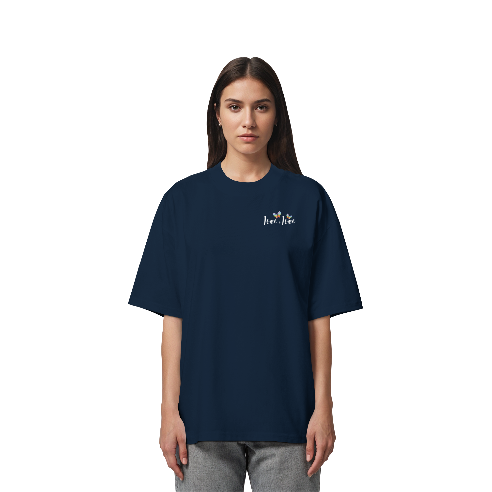 Love is Love "Butterfly Edition" - Organic Oversize Shirt
