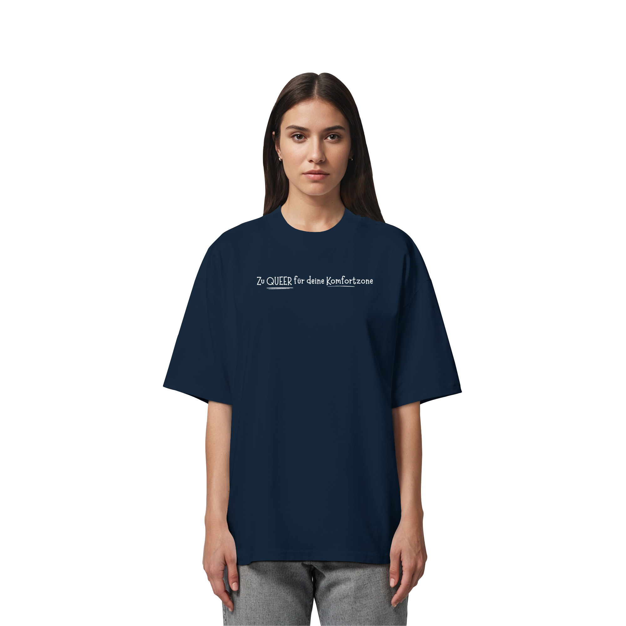 Zu Queer für deine Komfortzone - Organic Oversize Shirt