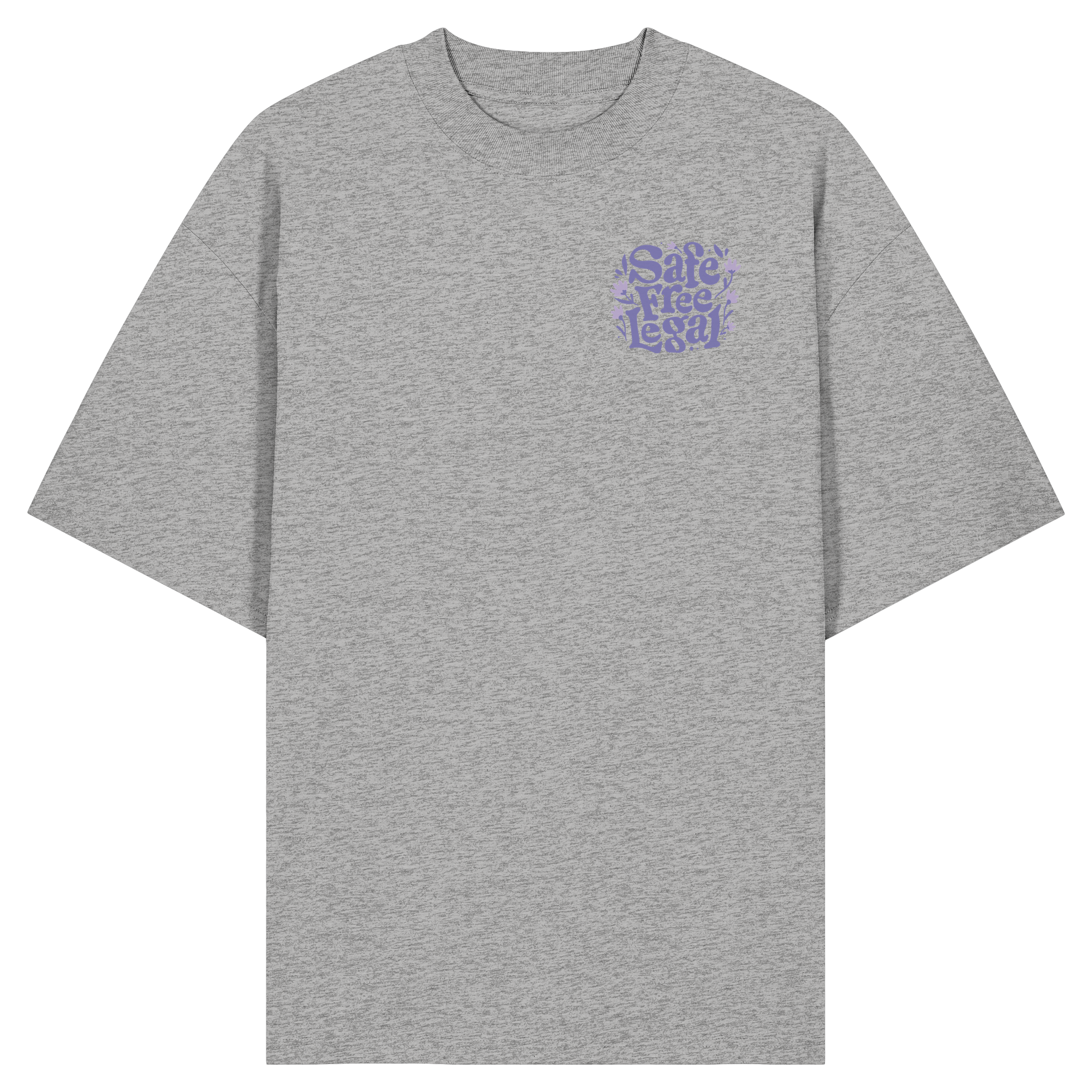Safe Free Legal "Blumen Edition" - Organic Oversize Shirt
