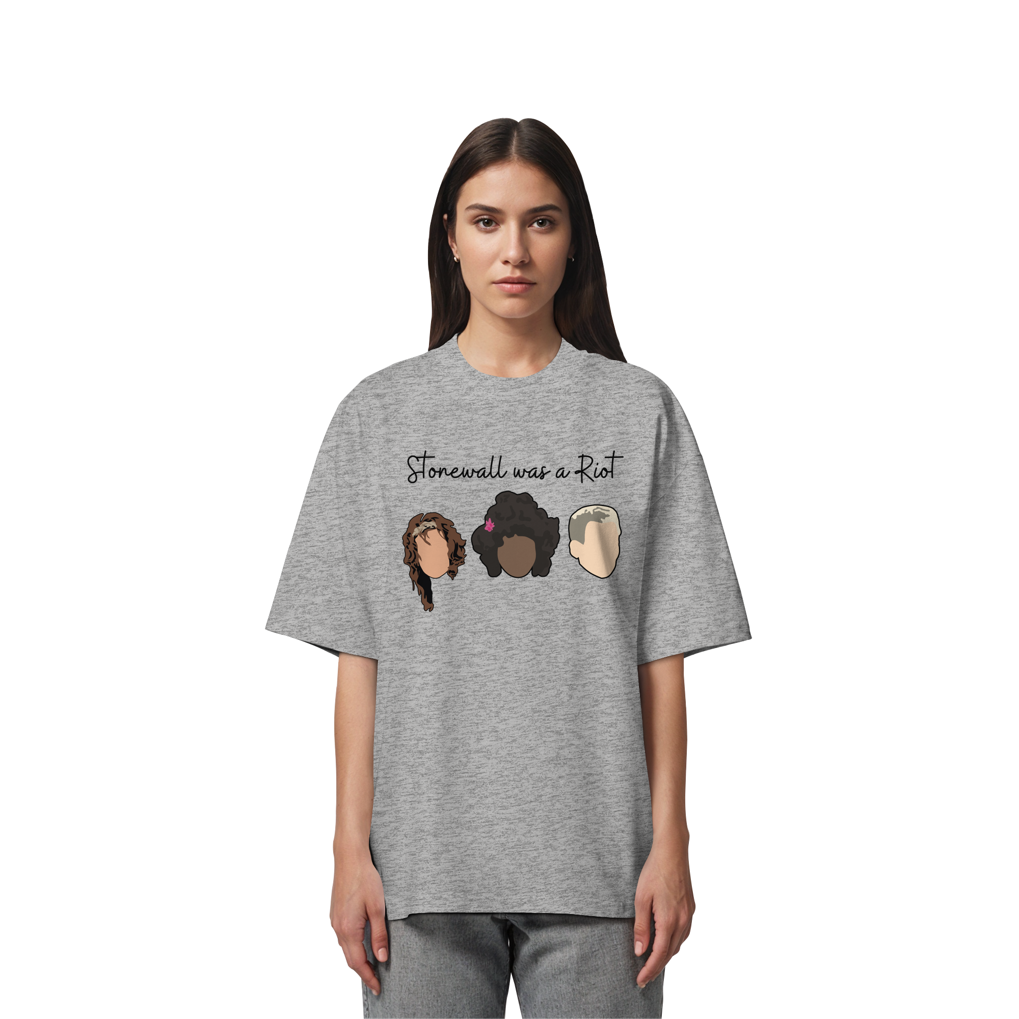 Stonewall was a Riot "Icons Edition" (hell) - Organic Oversize Shirt