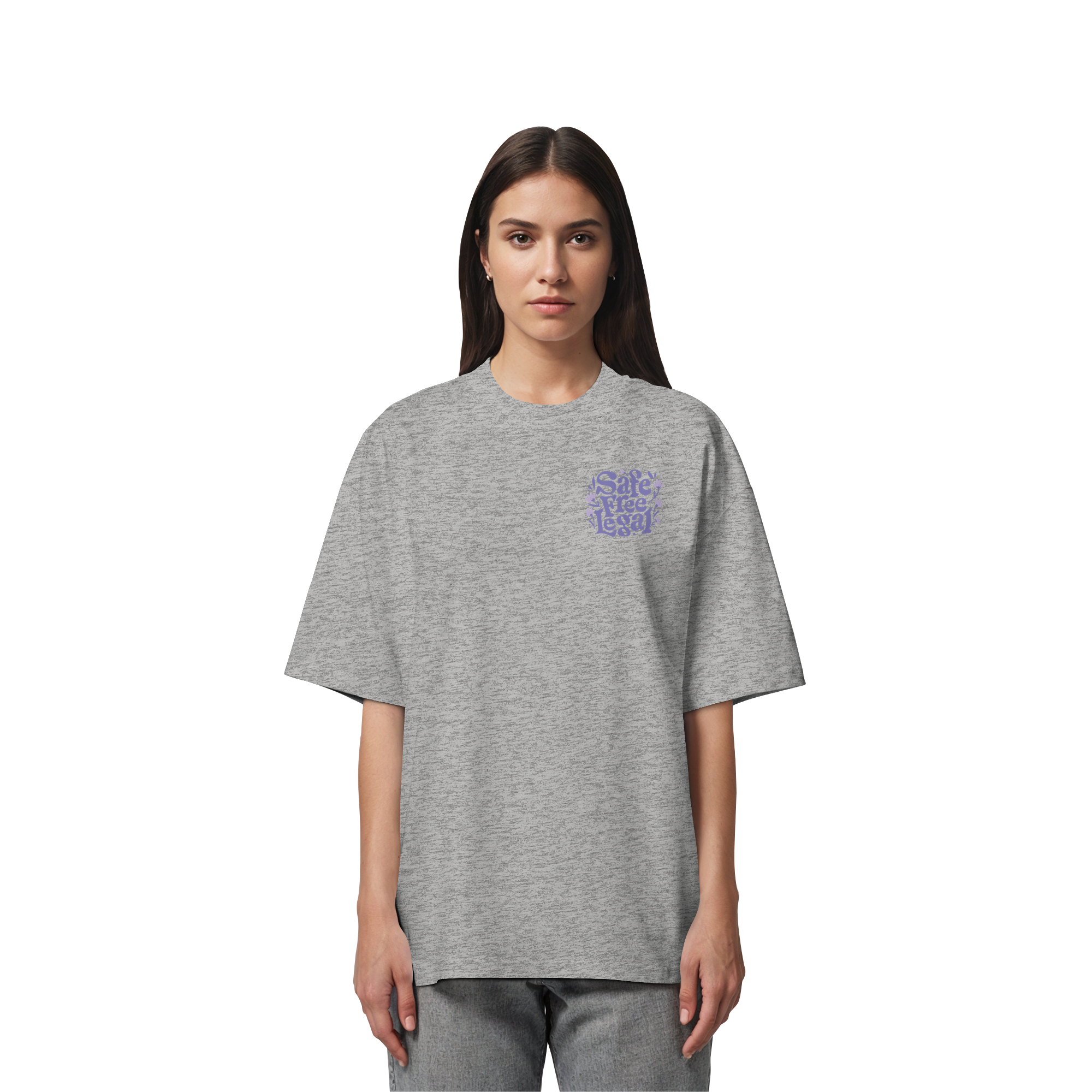 Safe Free Legal "Blumen Edition" - Organic Oversize Shirt