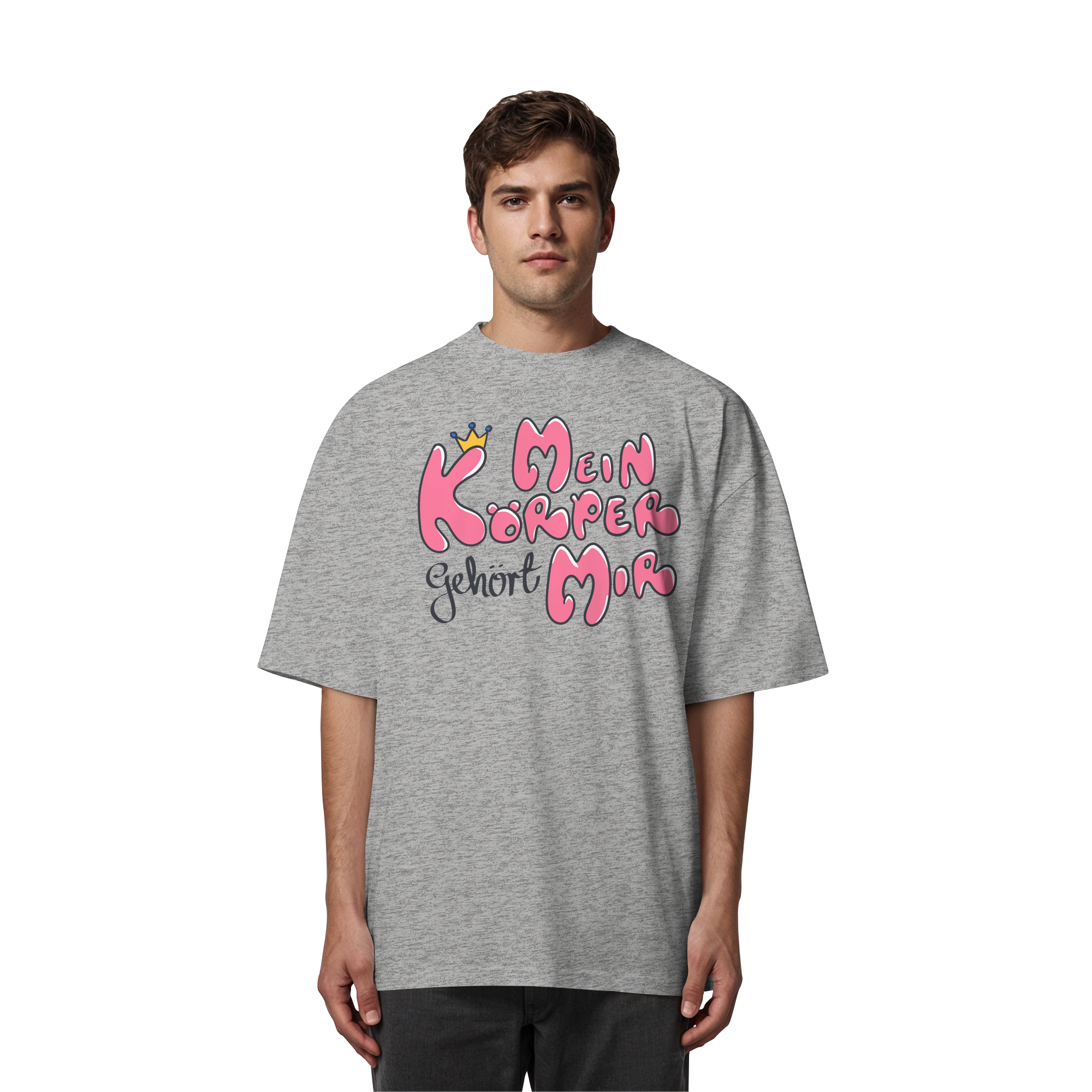 Mein Körper gehört mir "Pinke Edition" - Organic Oversize Shirt