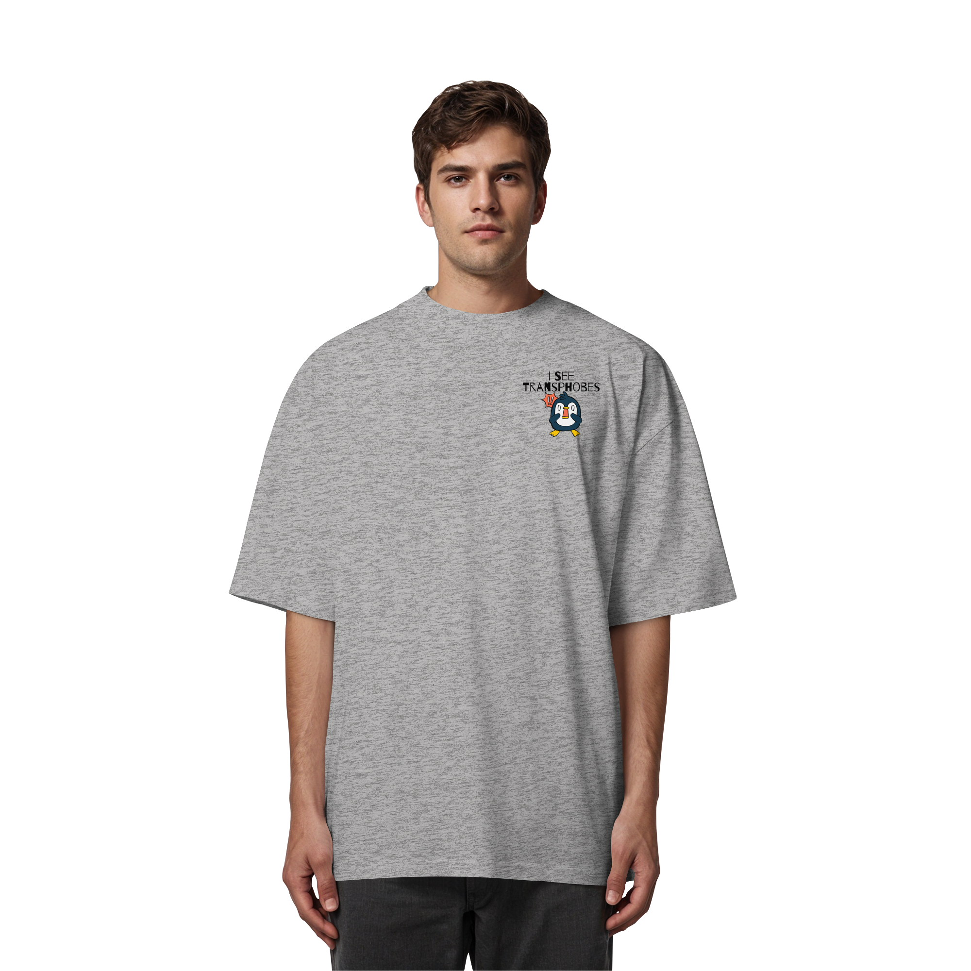I see Transphobes - Organic Oversize Shirt