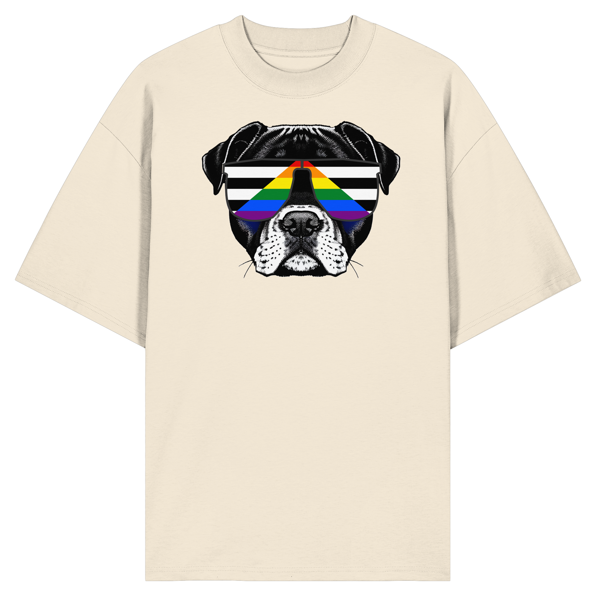 Straight Ally Doggo - Organic Oversize Shirt