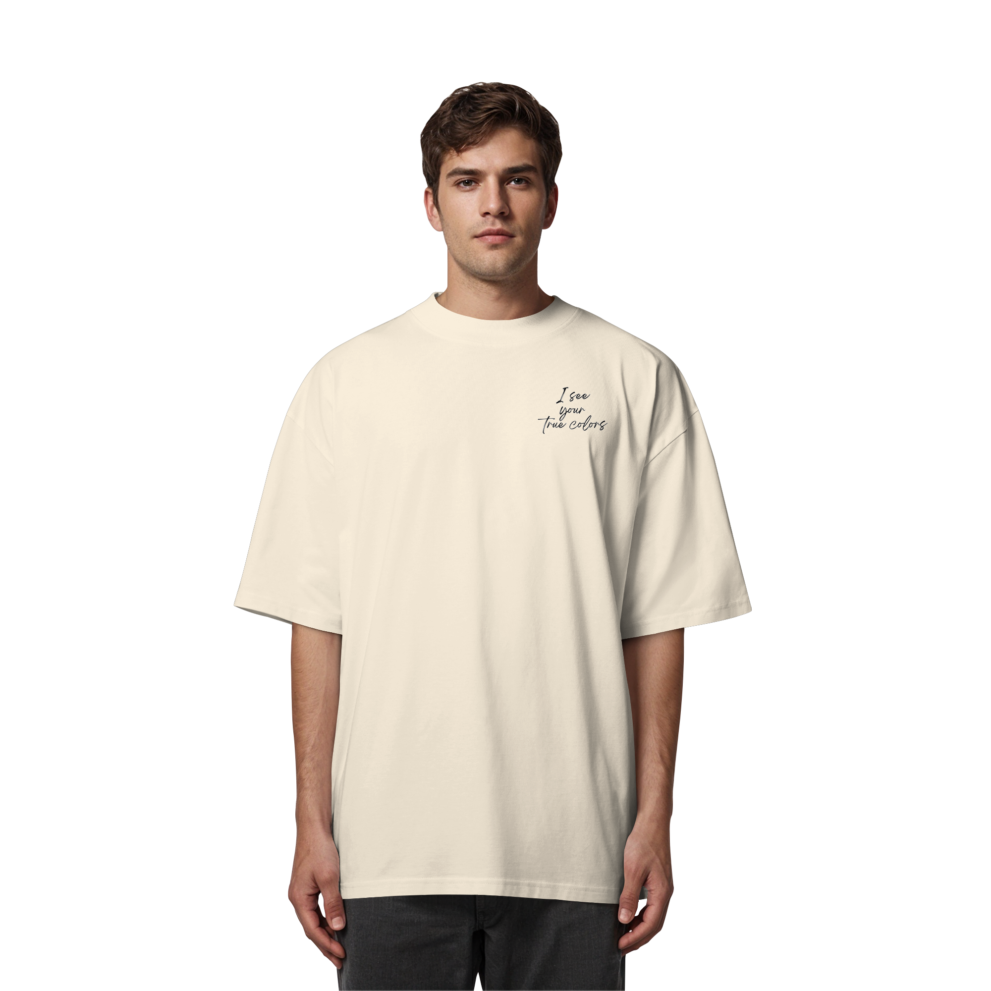 I see your True colors Backprint - Organic Oversize Shirt