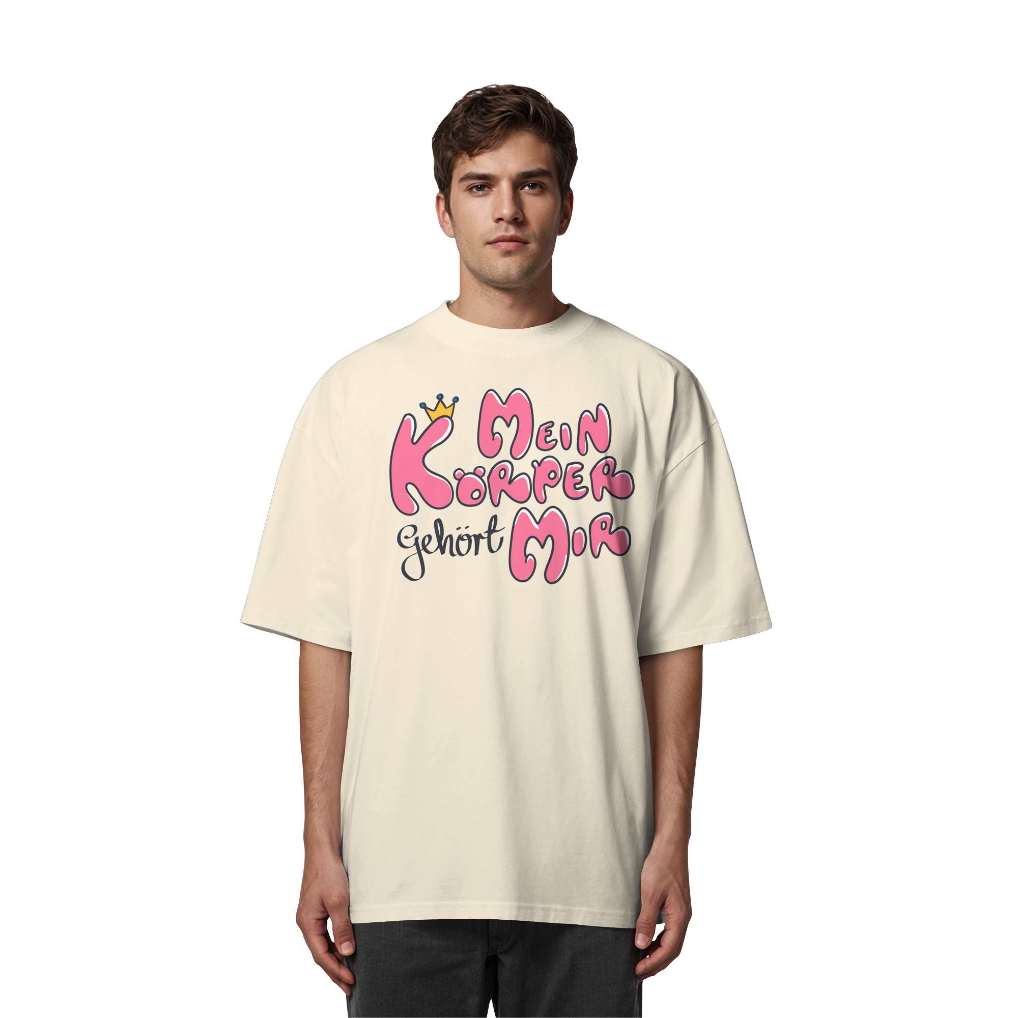 Mein Körper gehört mir "Pinke Edition" - Organic Oversize Shirt