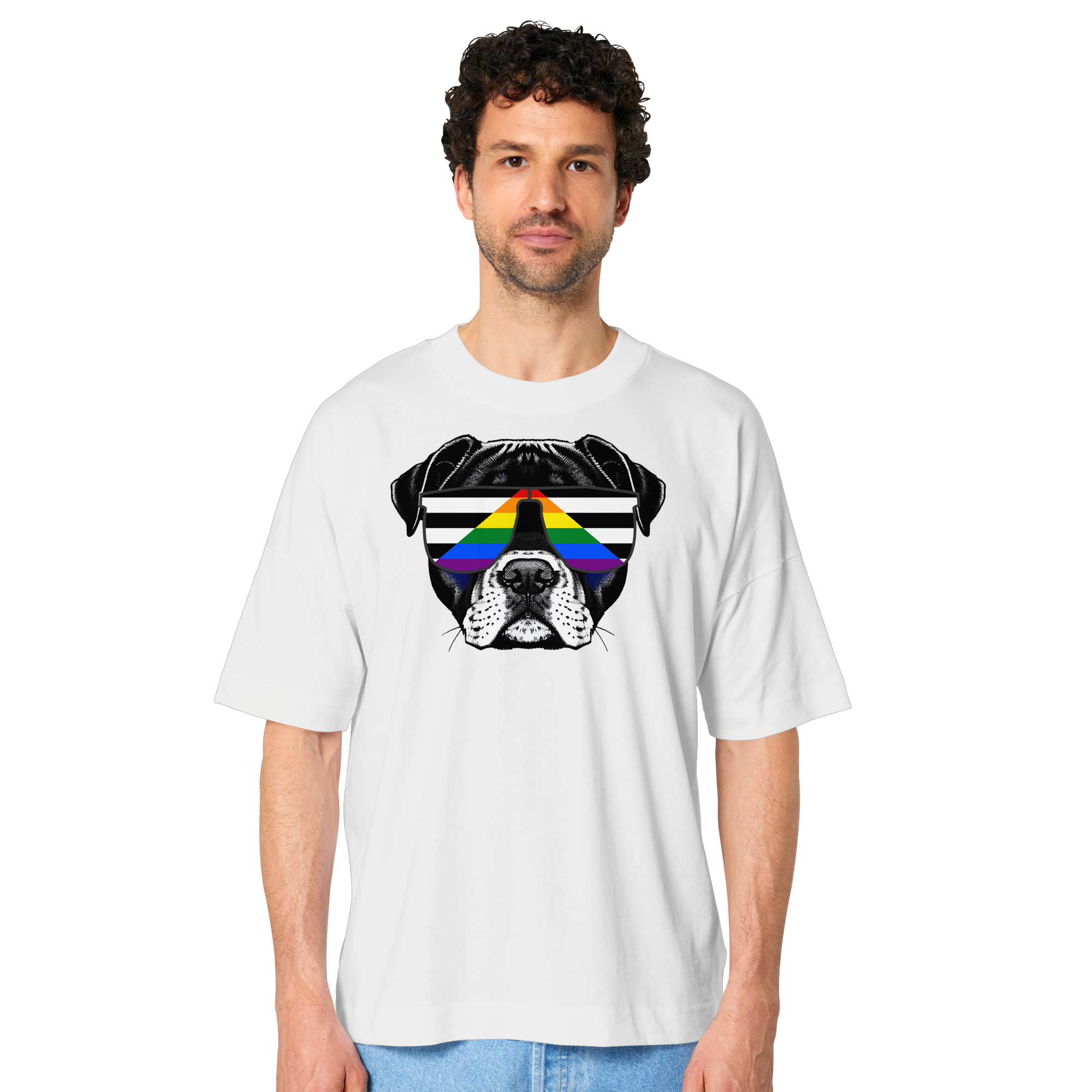 Straight Ally Doggo - Organic Oversize Shirt