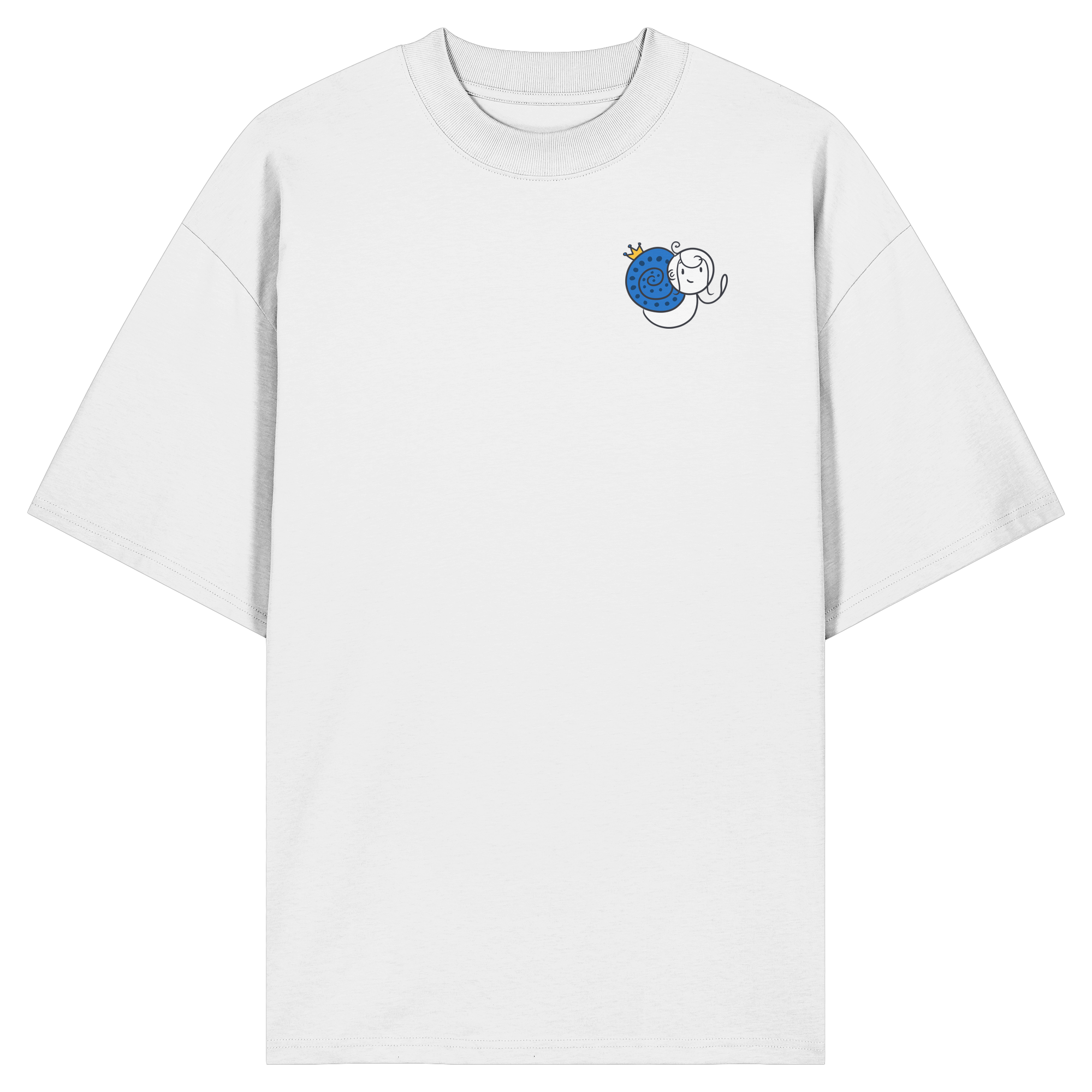 Meine Heilung braucht Zeit "Schwarze Edition" Backprint - Organic Oversize Shirt