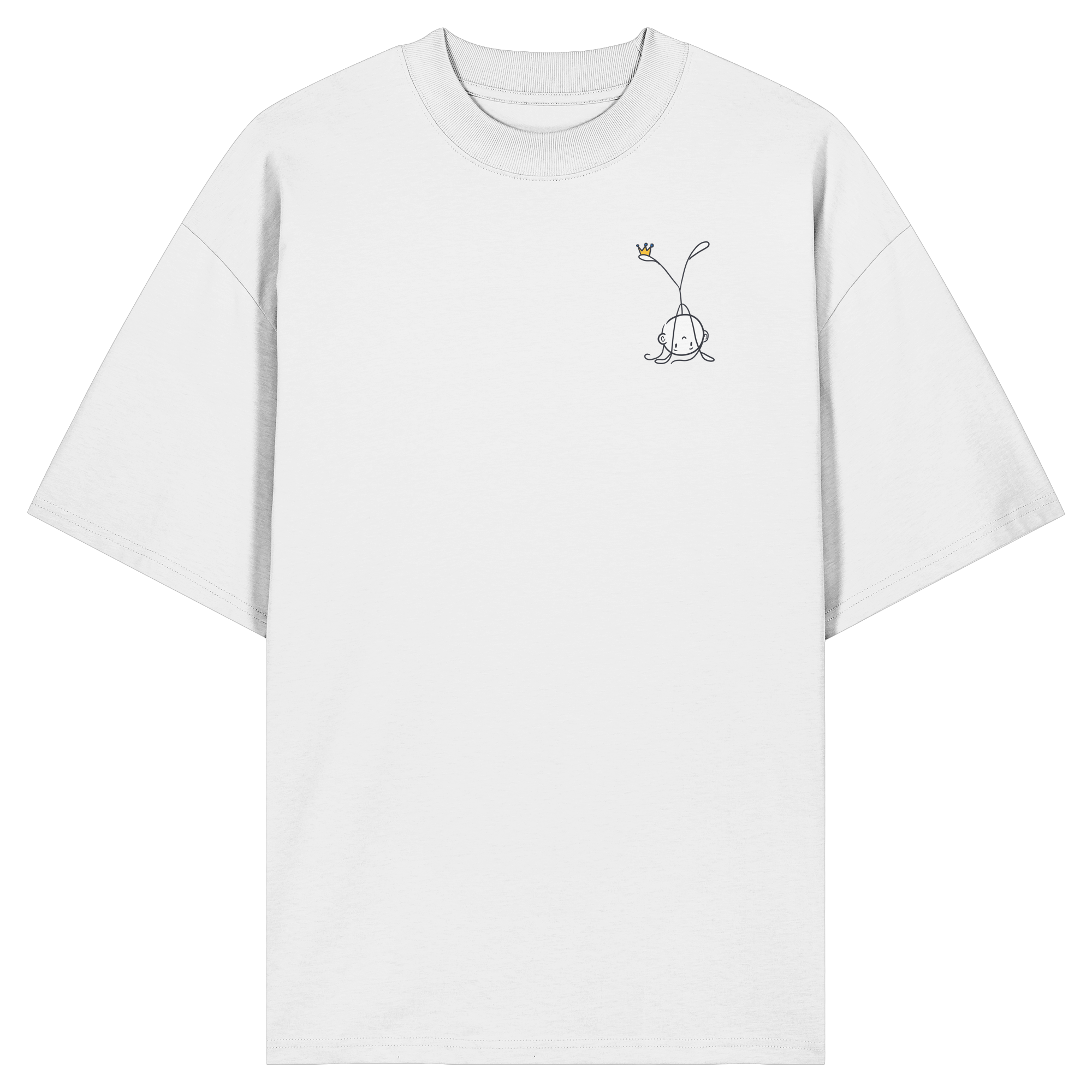 Mein Körper gehört mir "Schwarze Edition" Backprint - Organic Oversize Shirt