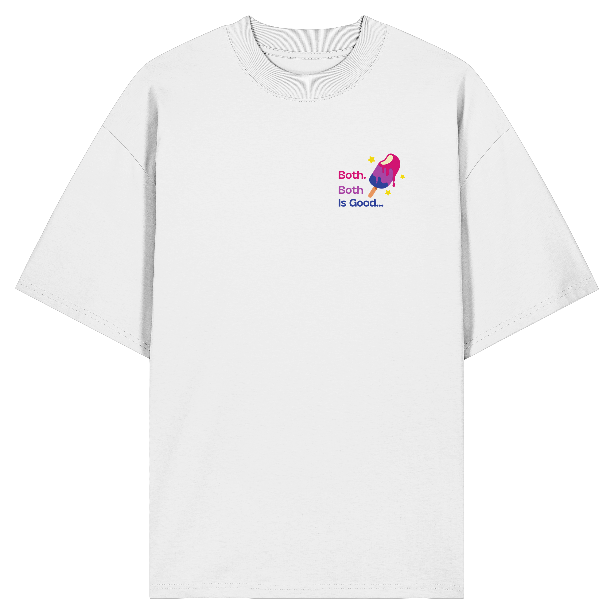 Bi Pride: Both is Good - Organic Oversize Shirt