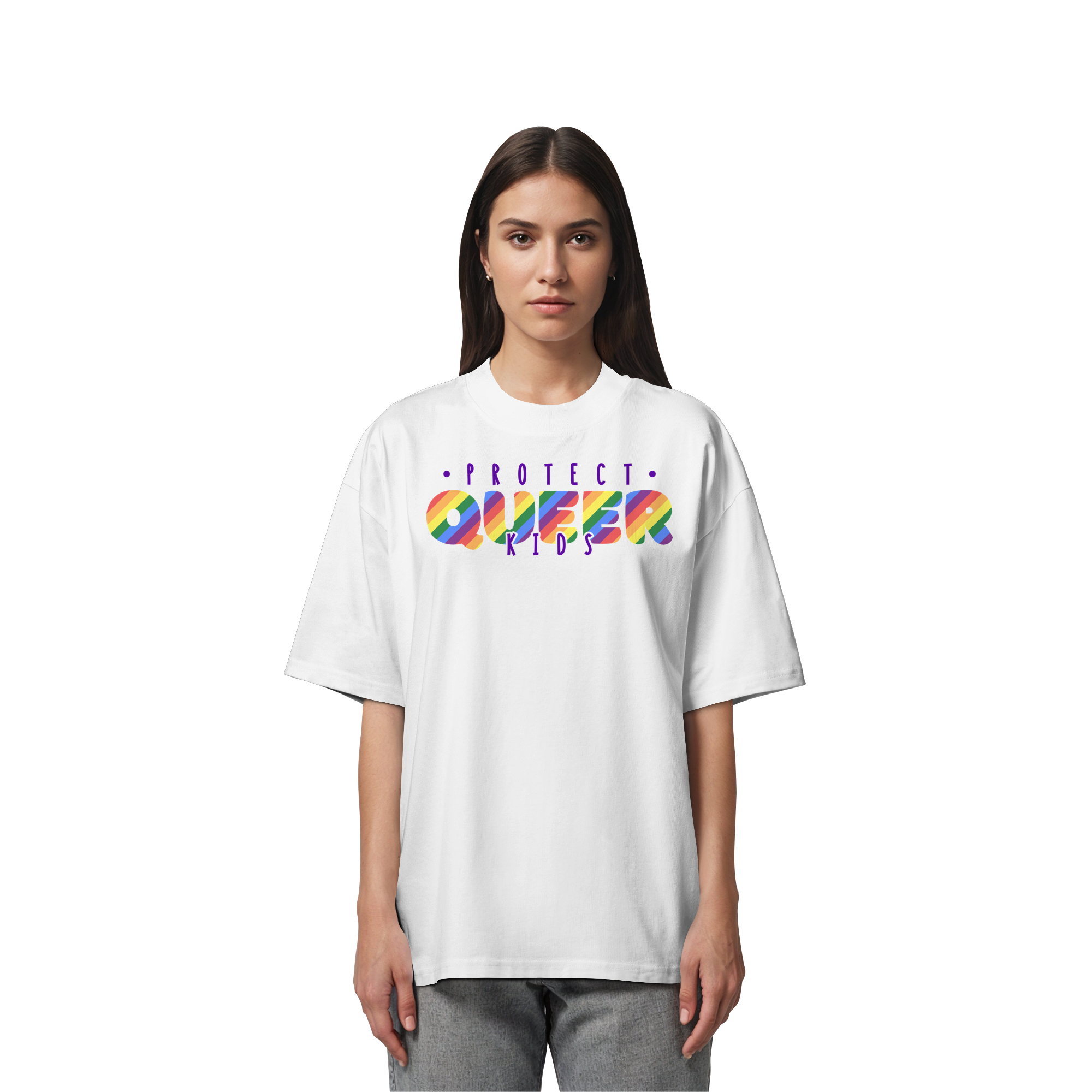 Protect Queer Kids - Organic Oversize Shirt