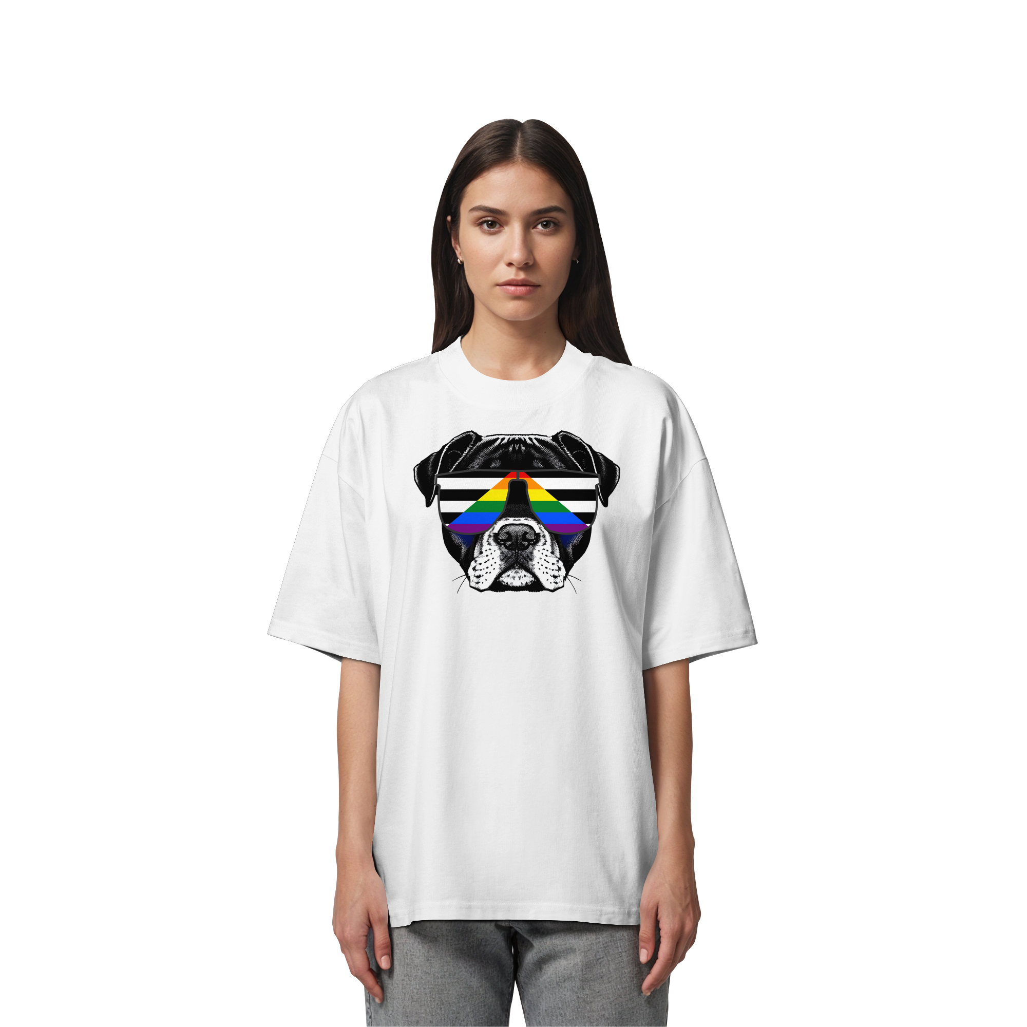 Straight Ally Doggo - Organic Oversize Shirt