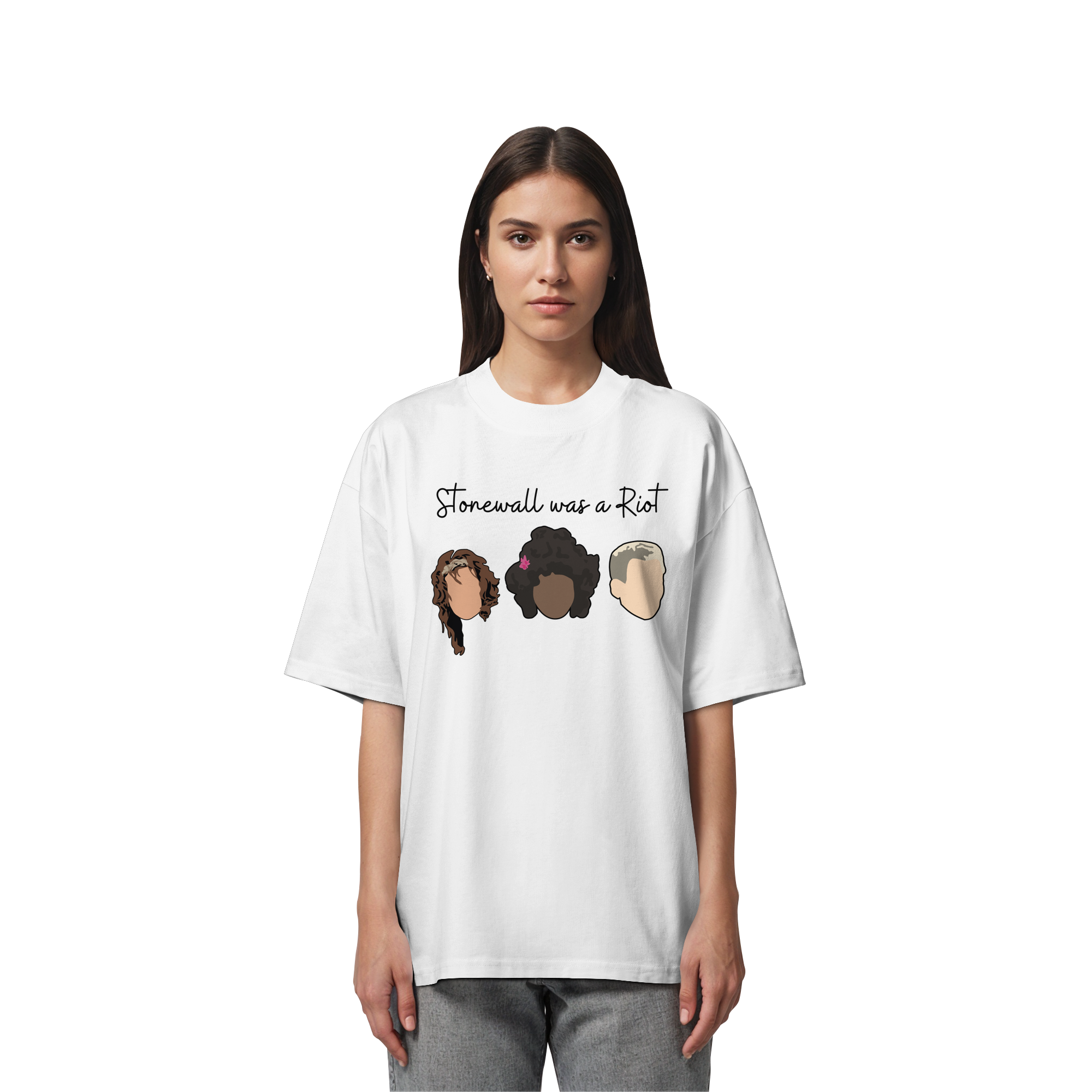 Stonewall was a Riot "Icons Edition" (hell) - Organic Oversize Shirt
