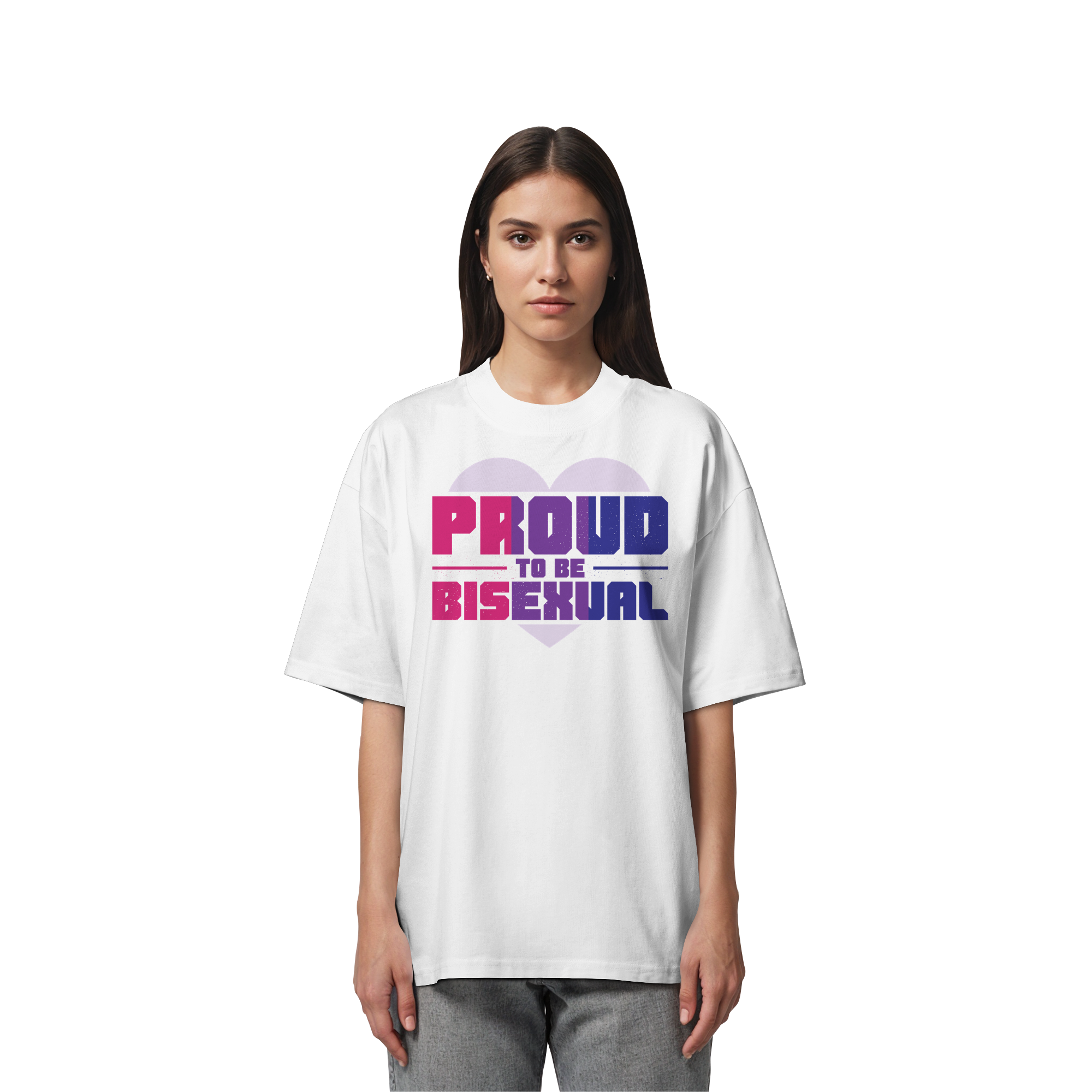 Proud to be Bisexual - Organic Oversize Shirt